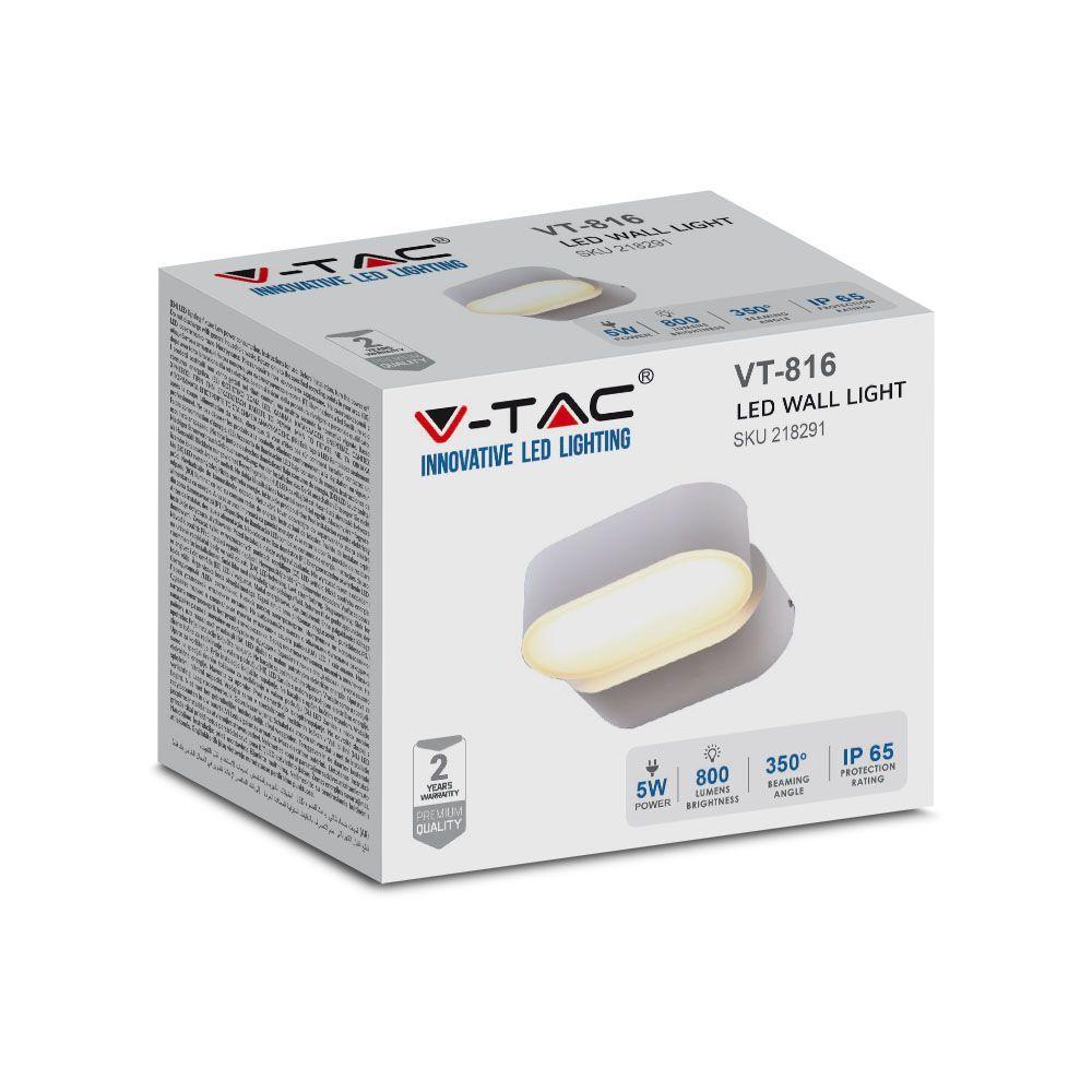 VT-816 5W LED WALL LIGHT 4000K GREY BODY