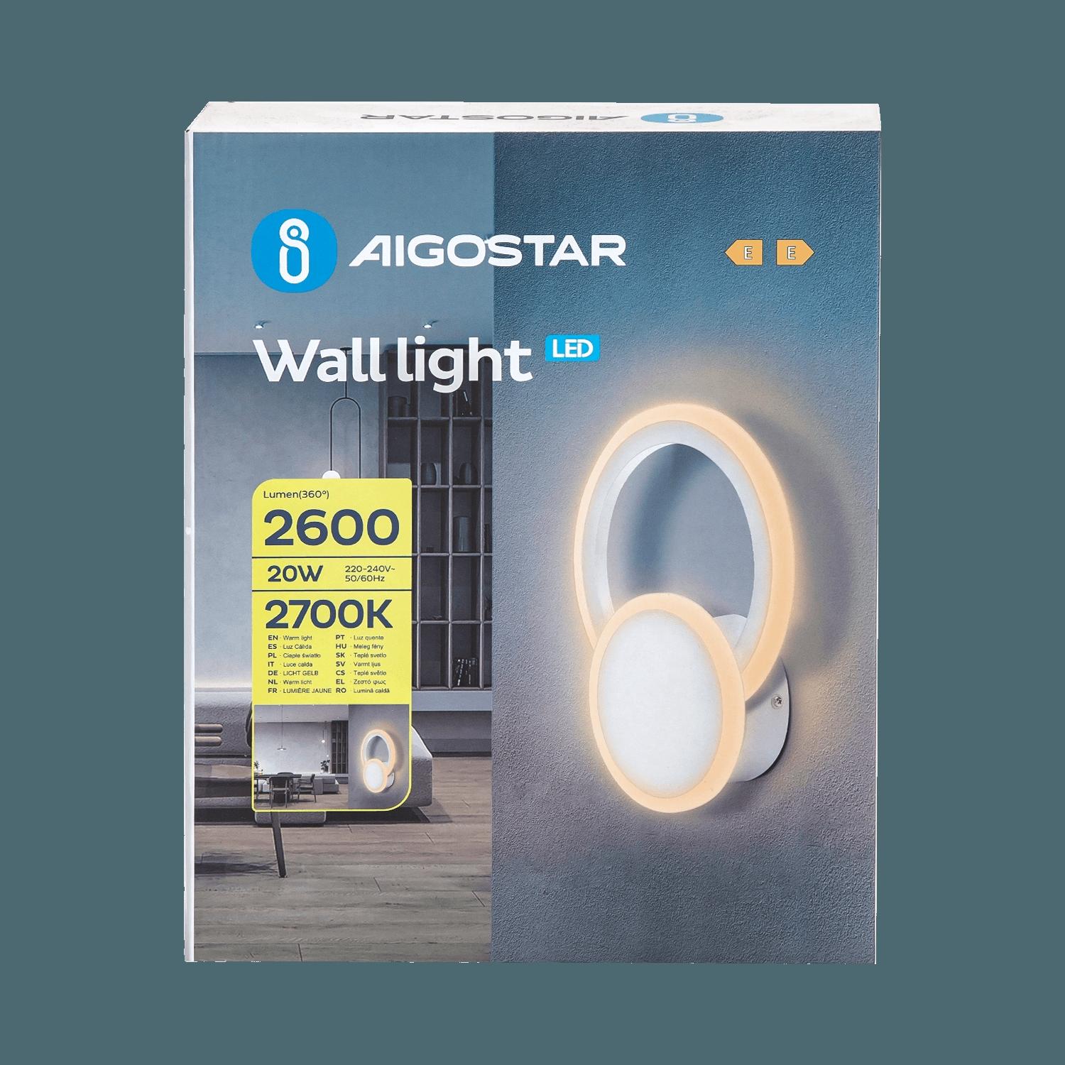 WALL LIGHT ALUMINUM WITH HOLLOW CIRCULAR 2700K