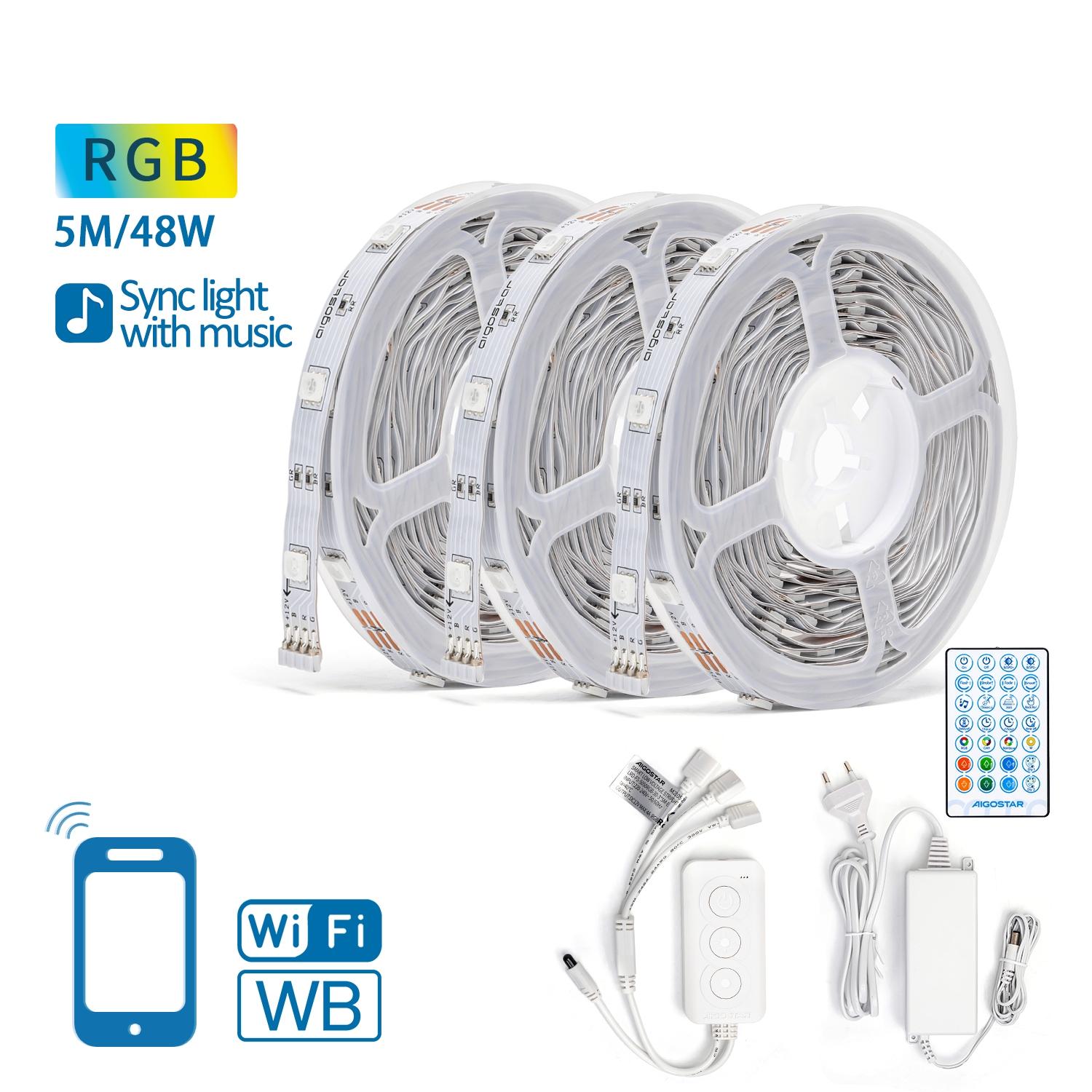 WiFi WB Smart Low Voltage Strip Light 48W 3*5M