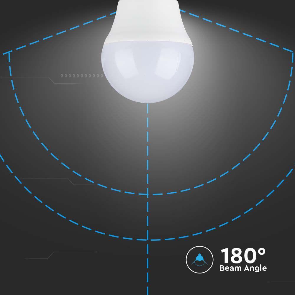 6.5W G45 Żarówka LED, Chip SAMSUNG, Barwa:4000K, Trzonek:E27, VTAC, SKU 21867