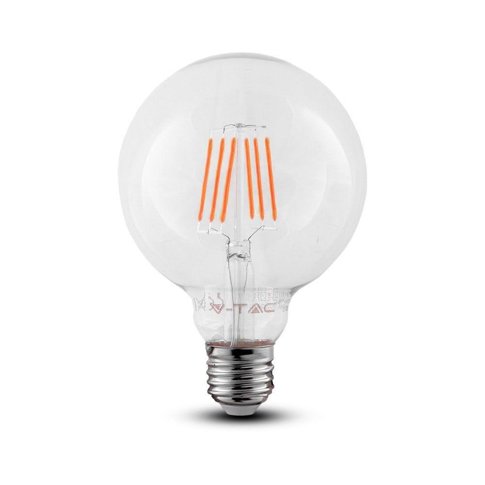 VT-287 6W G125 LED FILAMENT BULB SAMSUNG CHIP 2700K E27