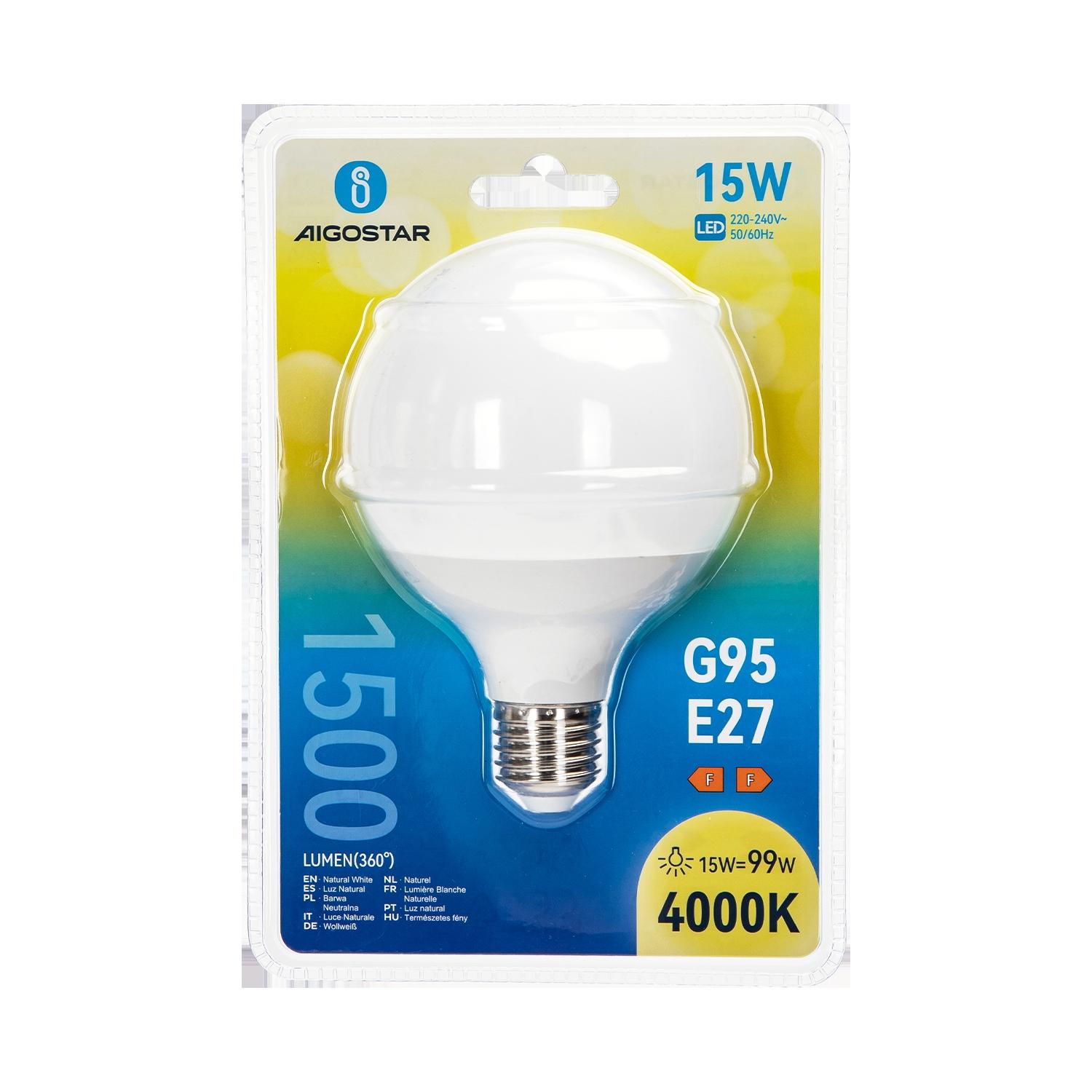 LED E27 15W G95