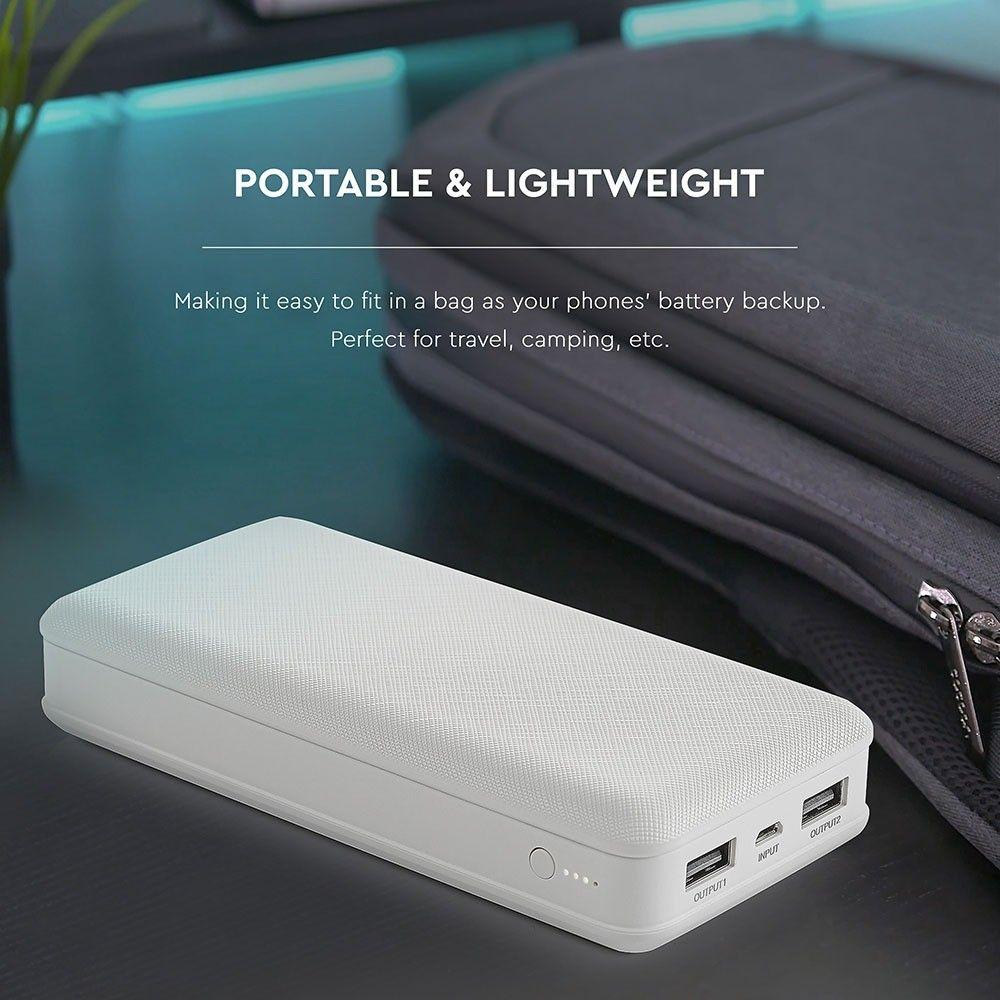 VT-3502 20000mAh POWER BANK-WHITE