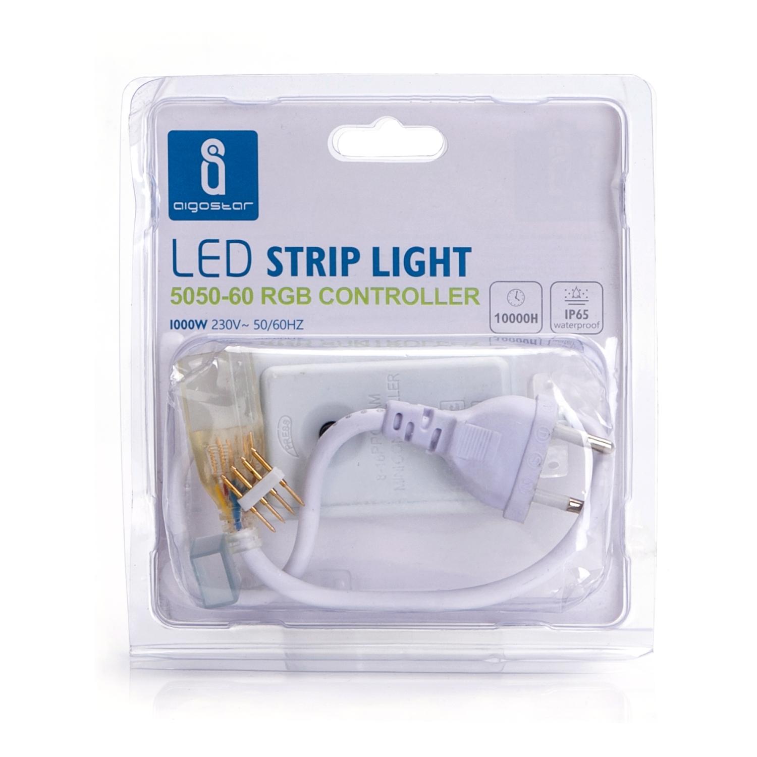 Strip light 5050-60-230V RGB power cord