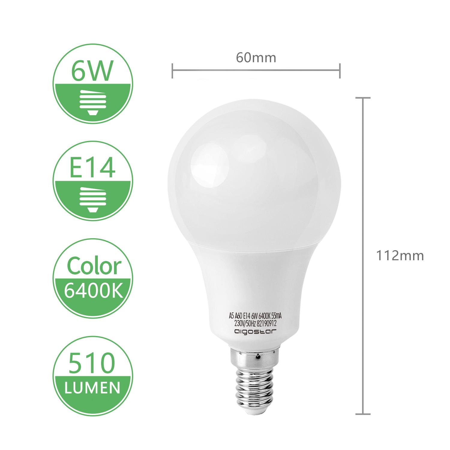 LED E14 6W A60 ( general bulb )