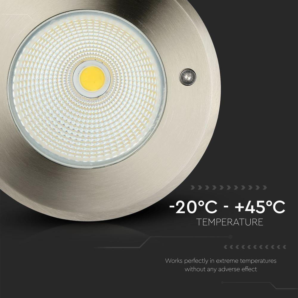 10W Oprawa do gruntowa LED COB, Barwa:4000K, VTAC, SKU 8622