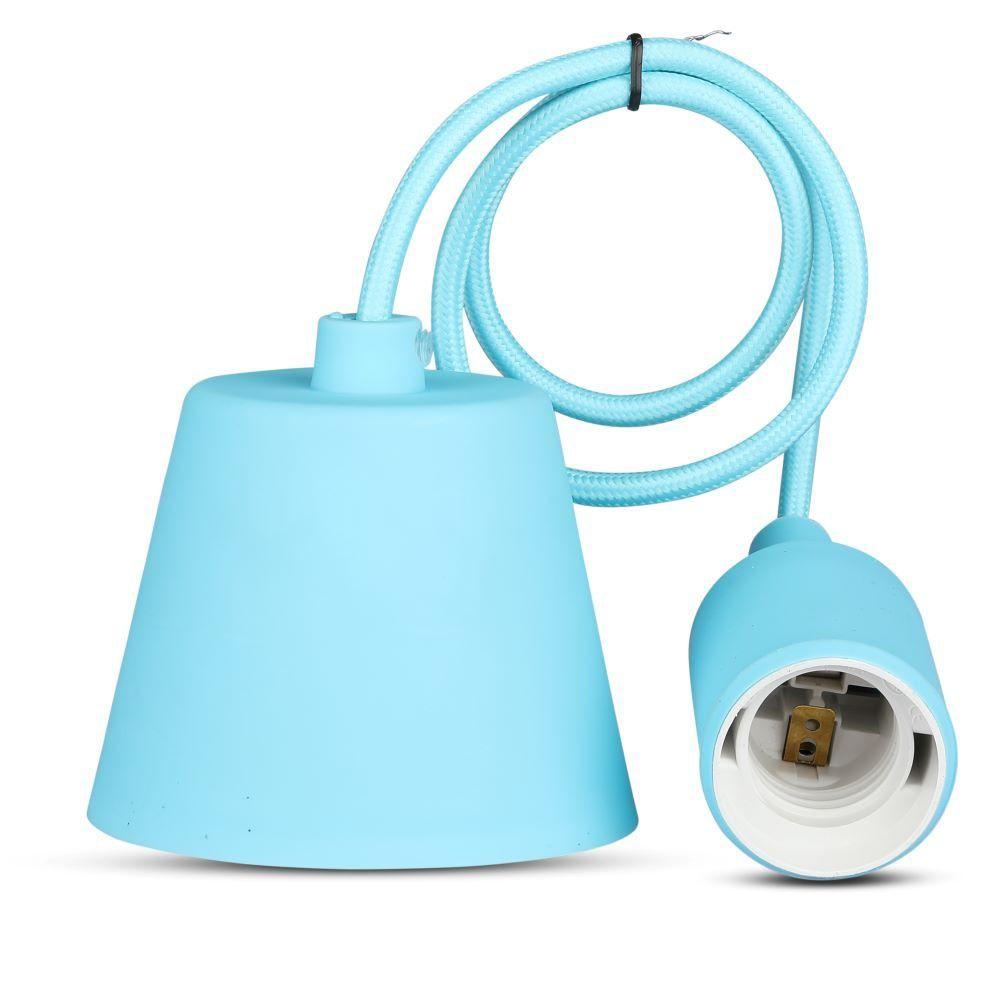 Lampa Wisząca, Trzonek:E27/ Błękitny, VTAC, SKU 3482