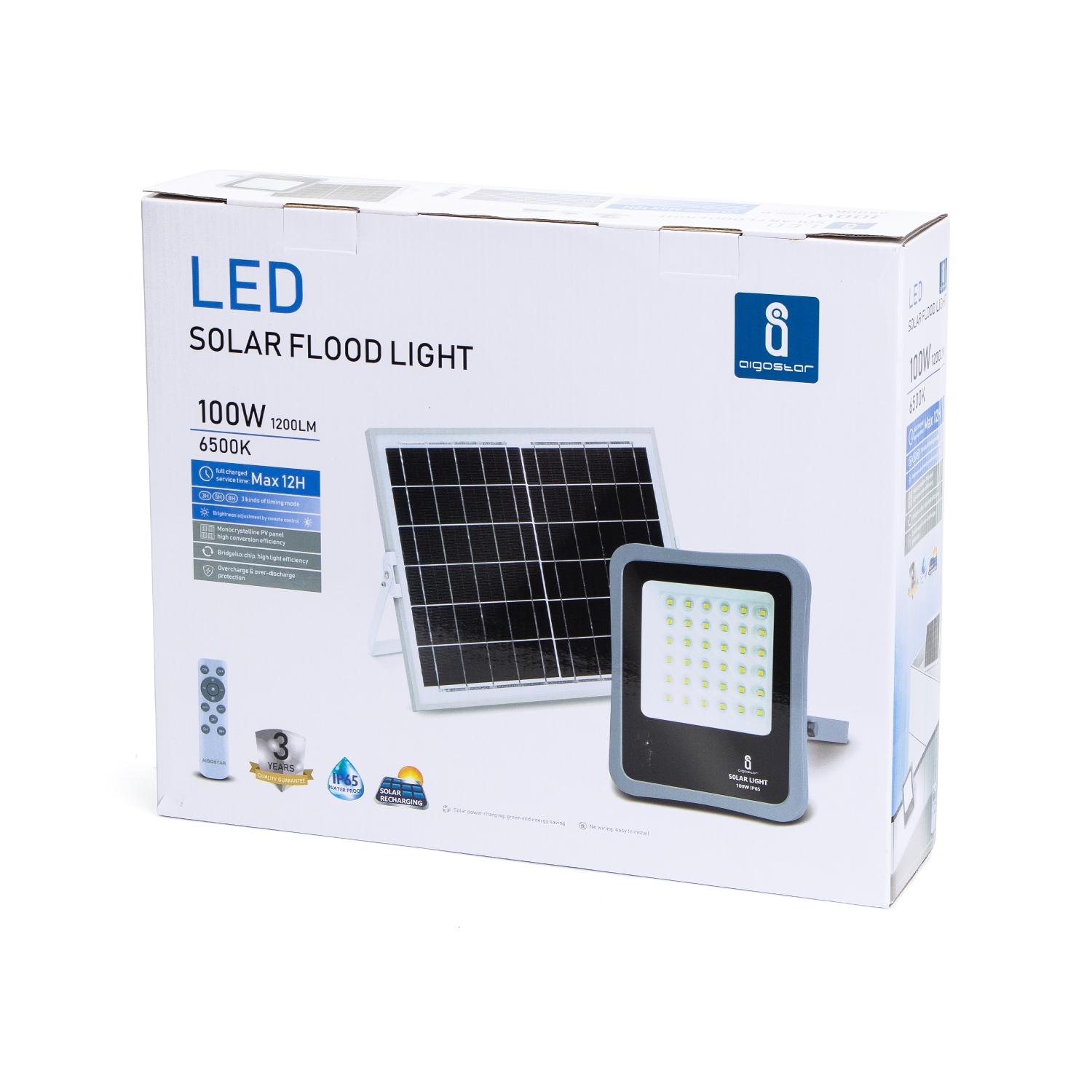 Solar flood light 100W IP65