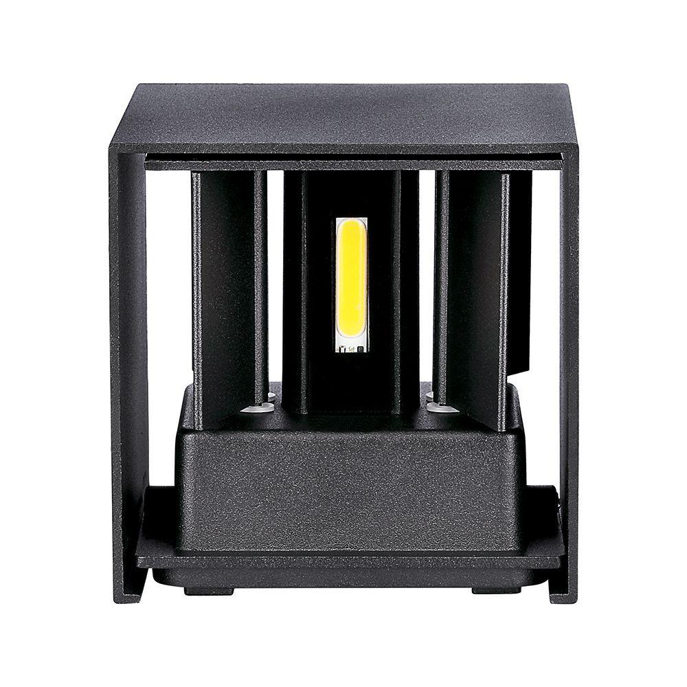 VT-759-12 11W WALL LAMP BRIDGELUX CHIP 4000K BLACK SQUARE