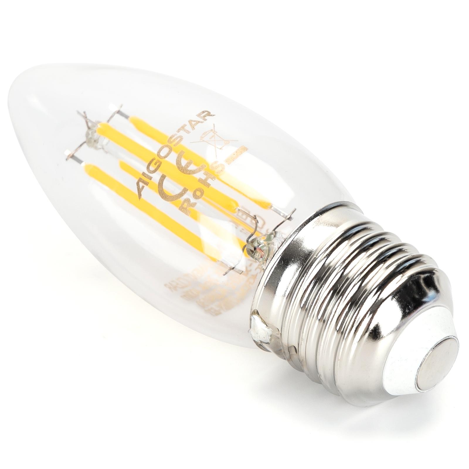 LED E27 C35 4W Warm light