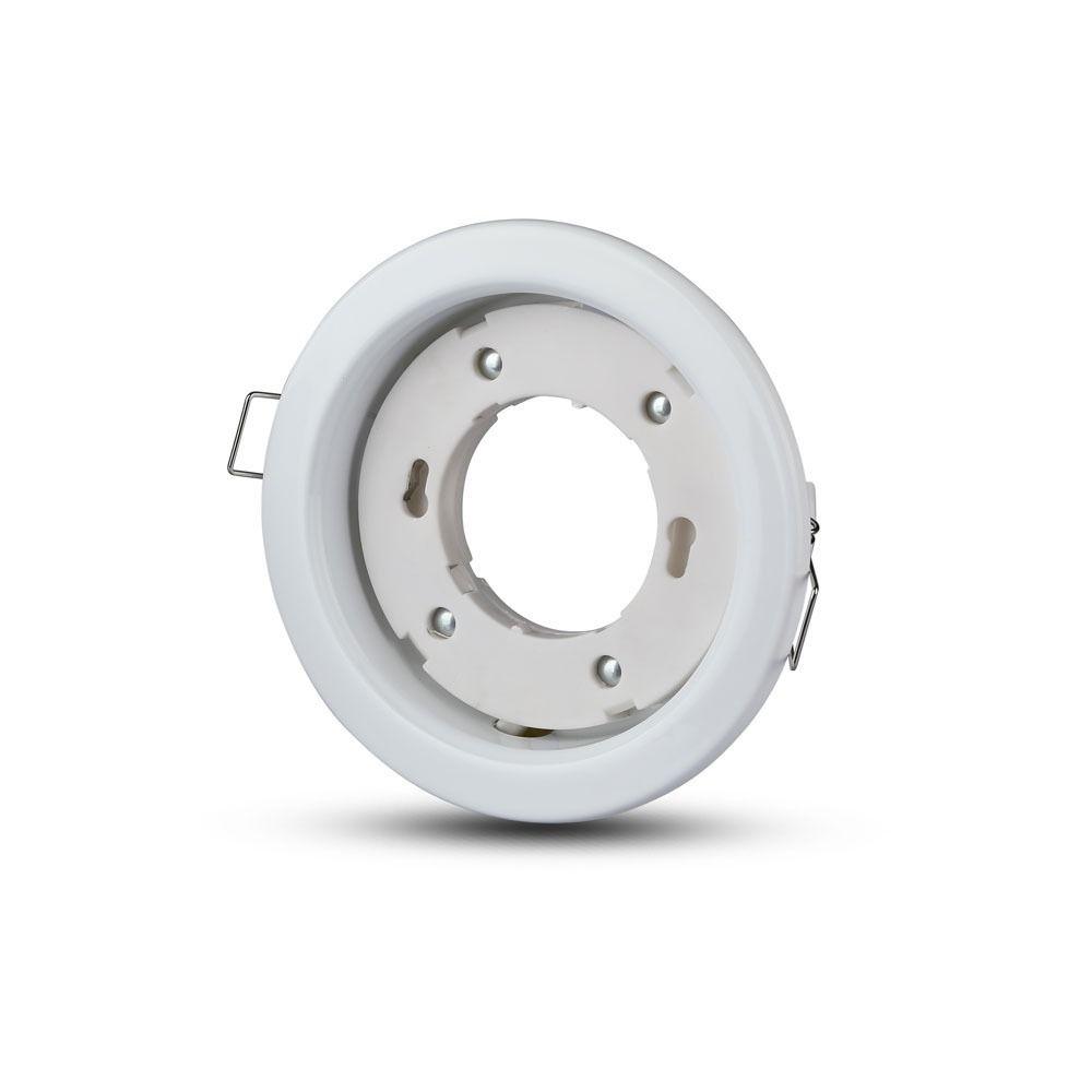 VT-715 GX53 FITTING ROUND -WHITE