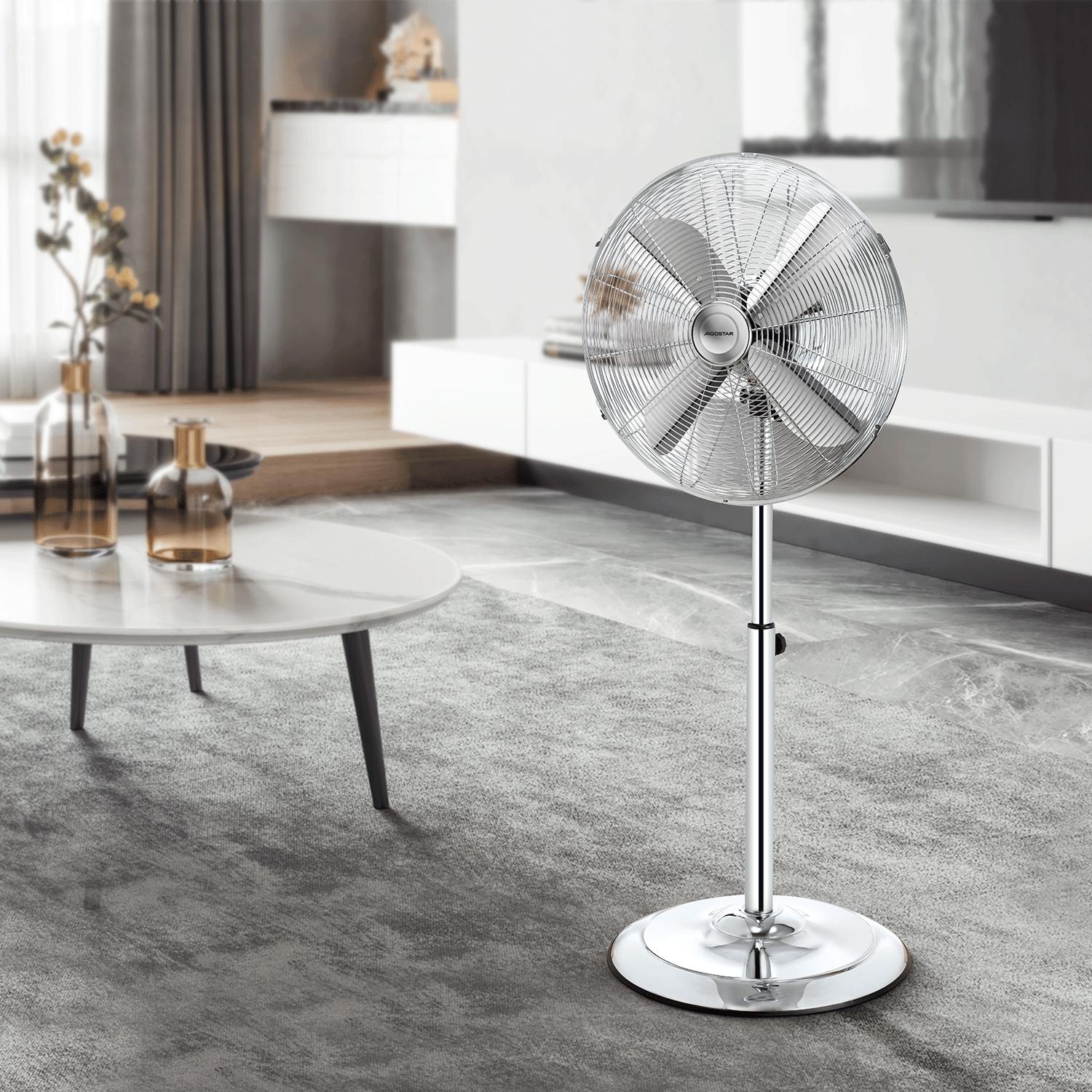 16-in Mechanical Metal Stand Fan