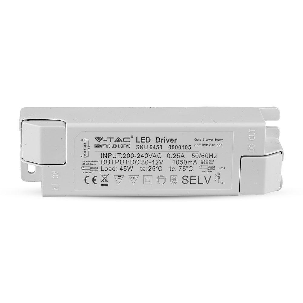 45W NON DIMMABLE DRIVER FOR LED PANEL-5 YRS WTY