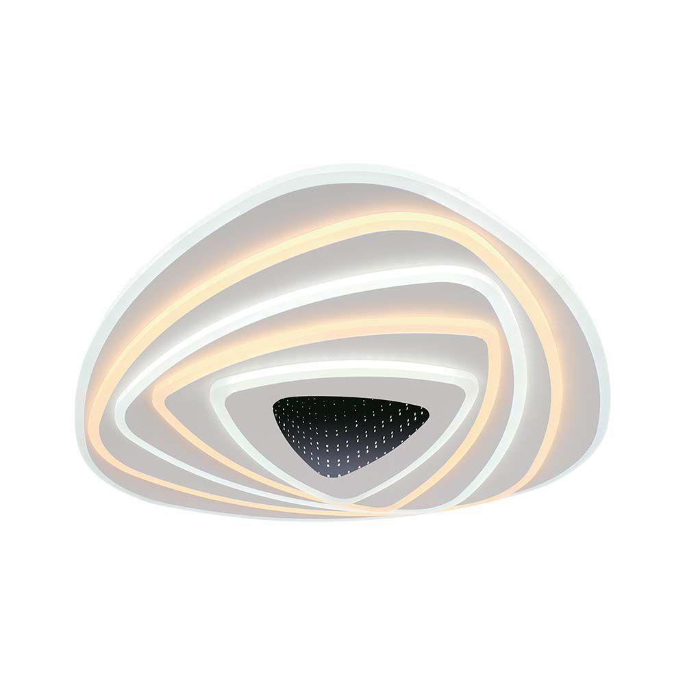 120W Dekoracyjna lampa sufitowa LED (50*9CM), Barwa: 3000K+6000K, Ściemniana, Obudowa: Biała    , VTAC, SKU 15357