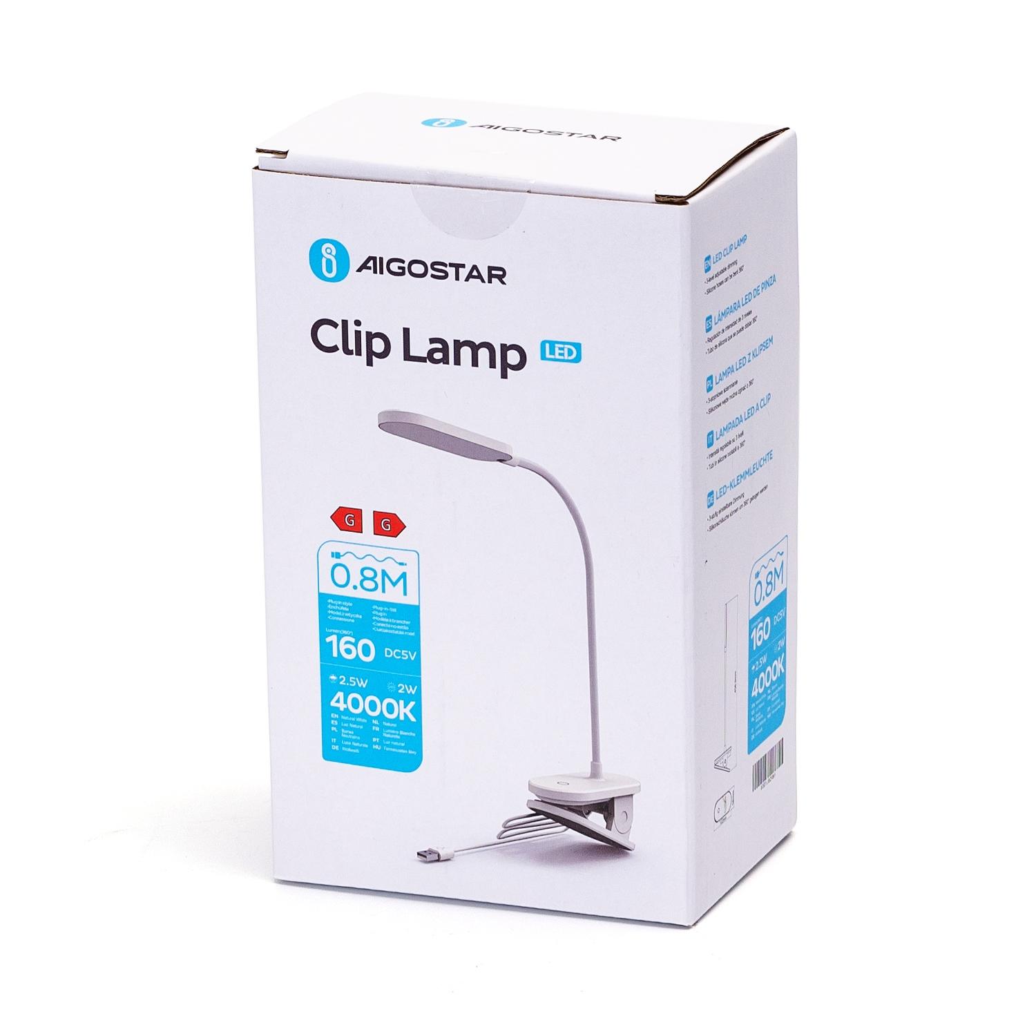 Lampa zaciskowa LED (z wtyczką) (2.5W,4000K)