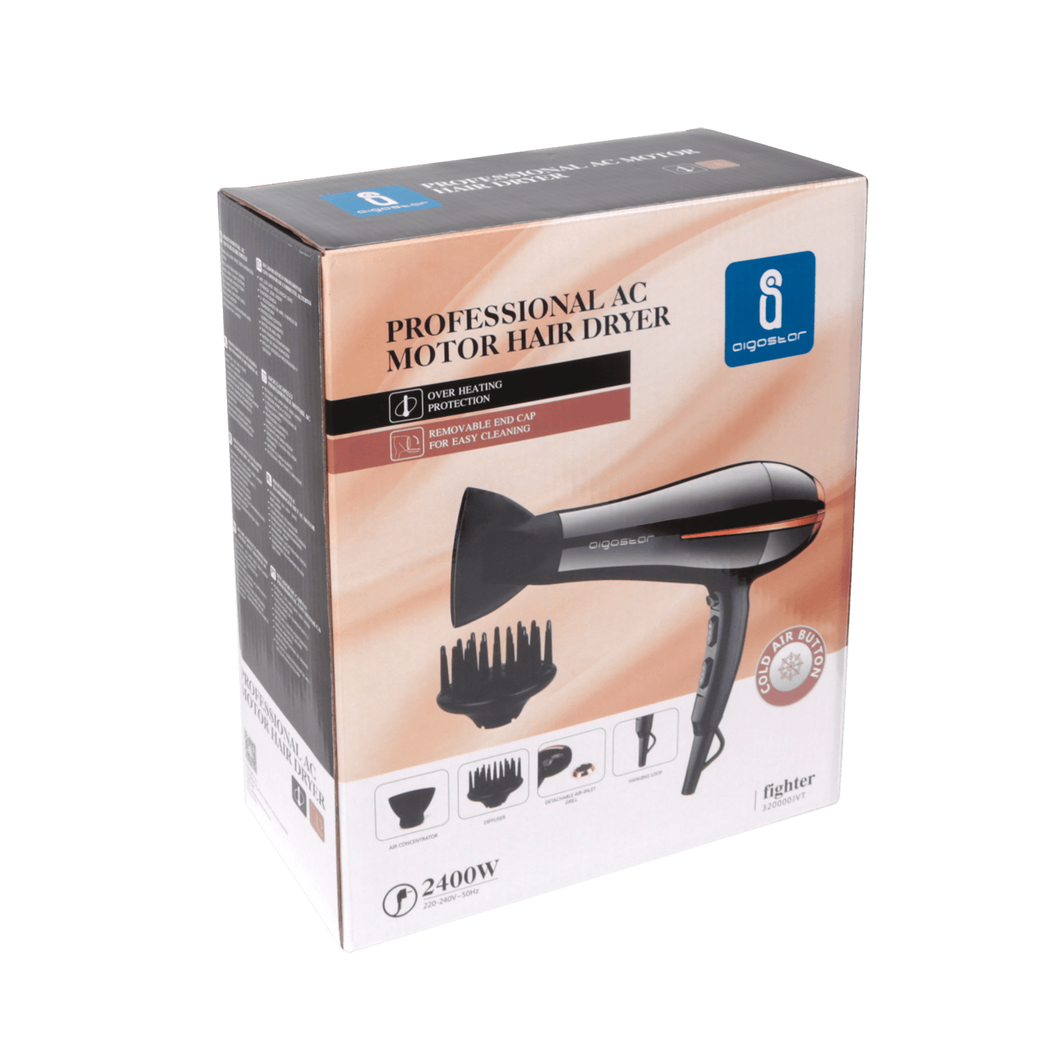 Professional AC motor hair dryer