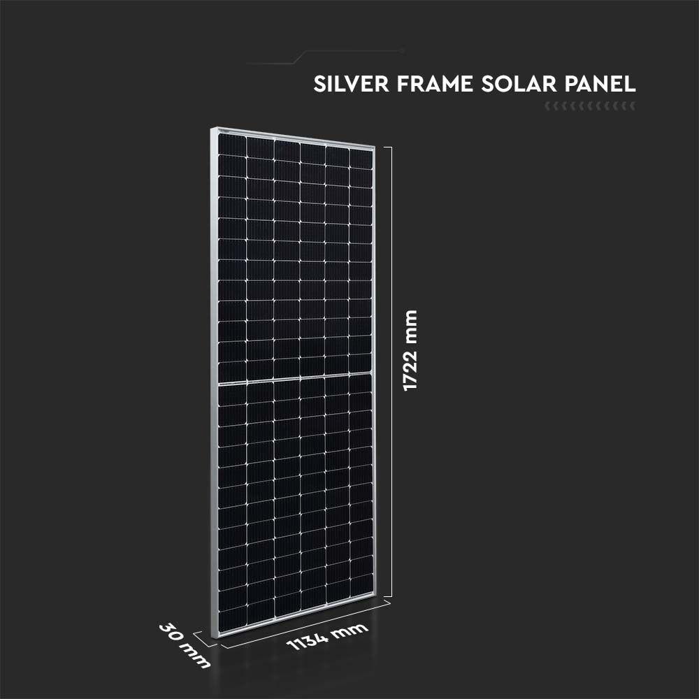 PANEL FOTOWOLTAICZNY VT-410 O MOCY 410kWP, MONO KRYSTALICZNY, HALF CUT, W WĄSKIEJ RAMIE ALUMINIOWEJ, KABEL 100CM 4mm², WYMIARY (D:1722*1134*30MM) , VTAC, SKU 11517