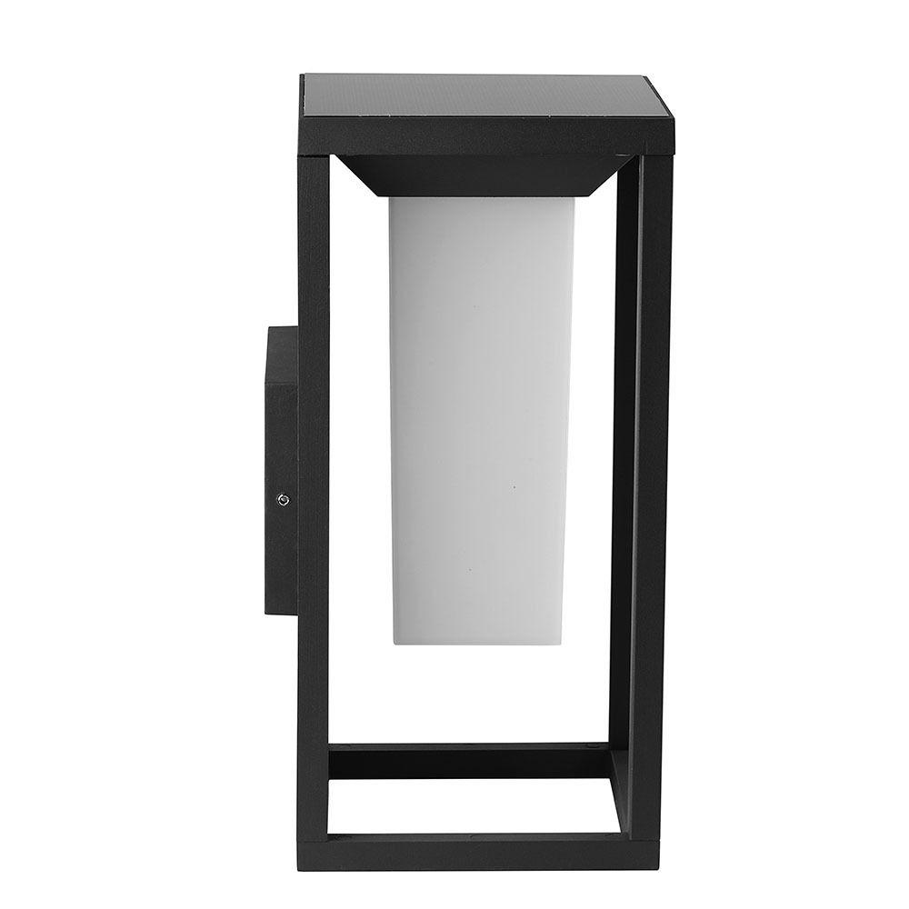 VT-77 2W LED SOLAR WALL LIGHT WITH SAMSUNG LED CHIP 3000K GREY BODY