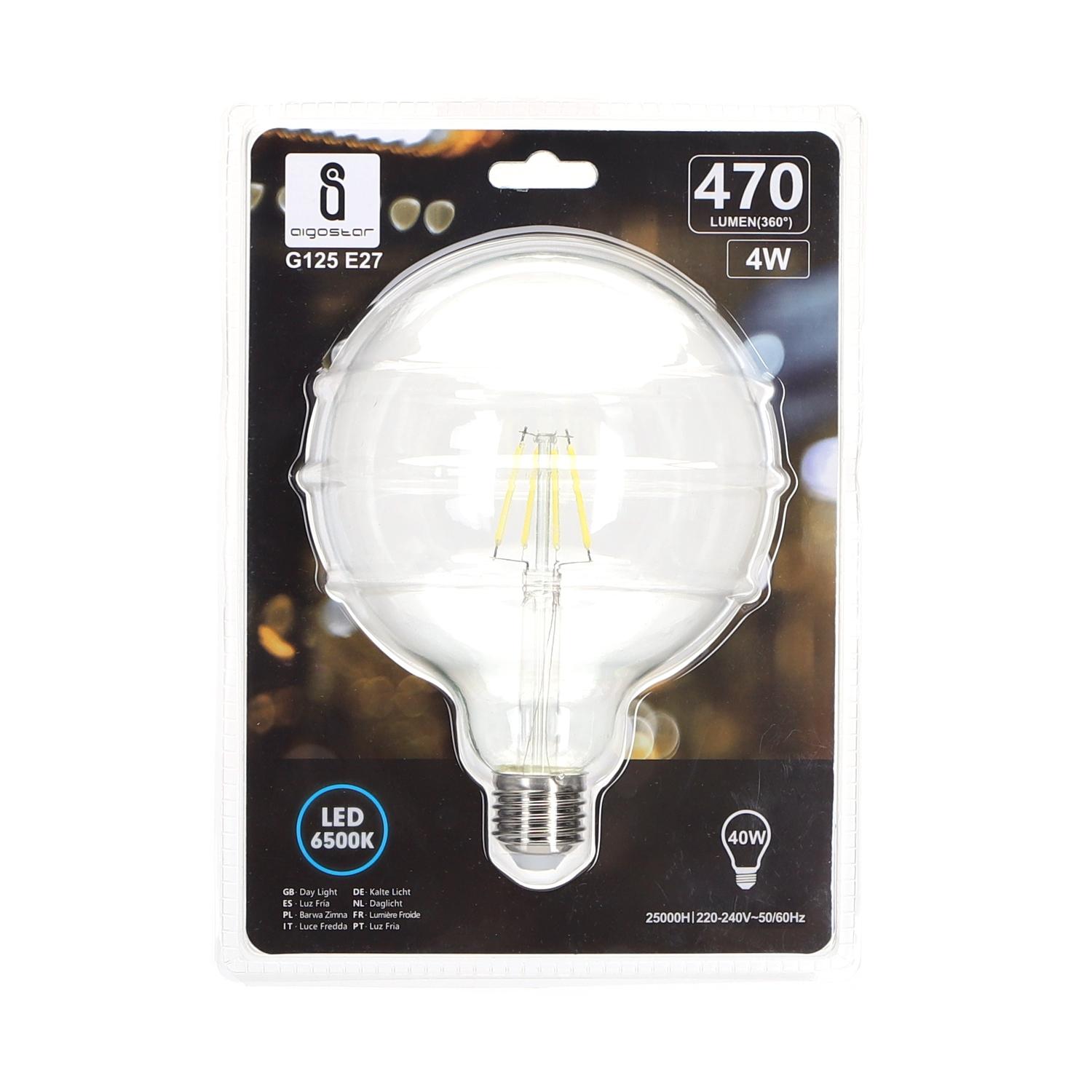 LED filament lamp G125