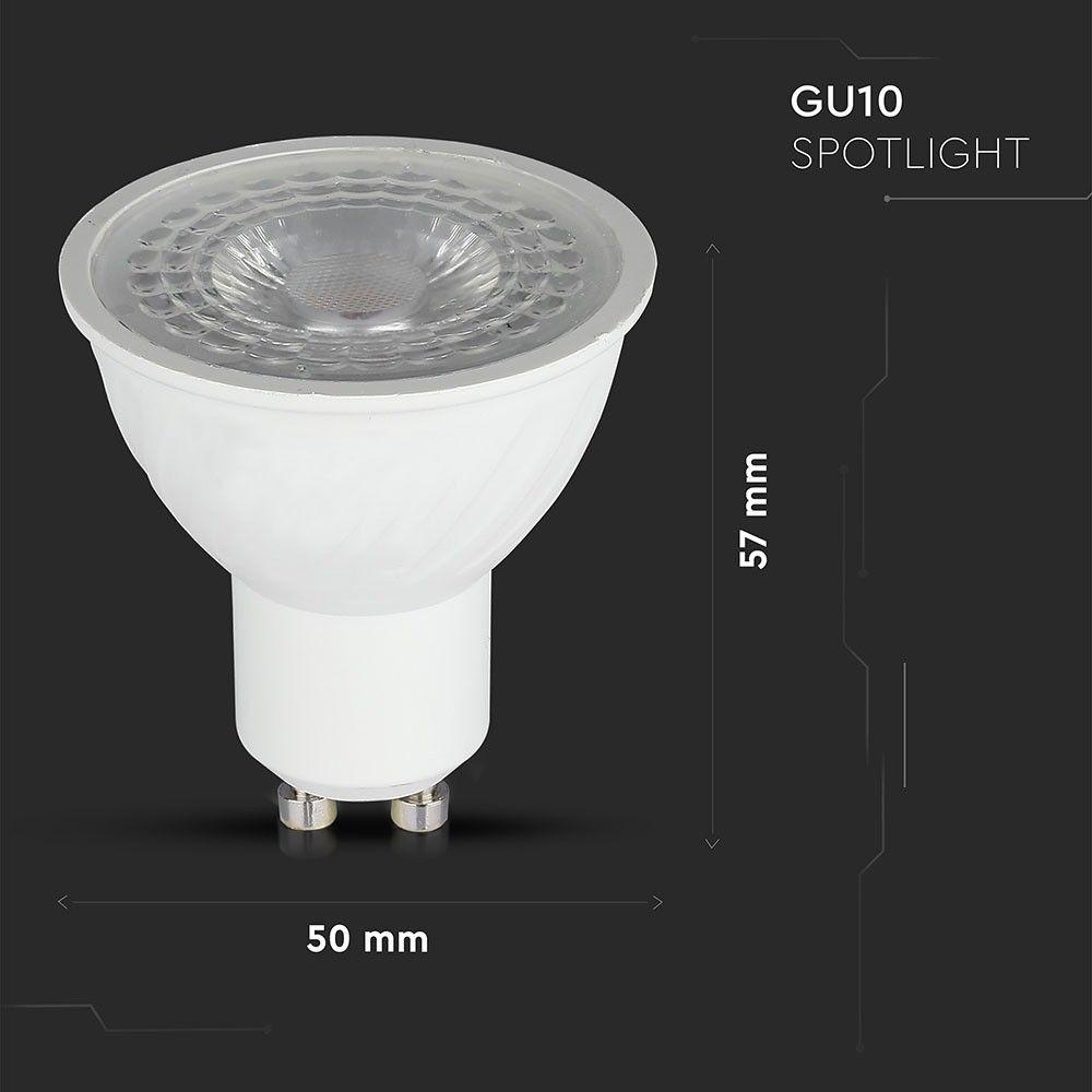 VT-5174 4.5W GU10 SPOTLIGHT-COMPATIBLE WITH ALEXA & GOOGLE HOME WW-CW