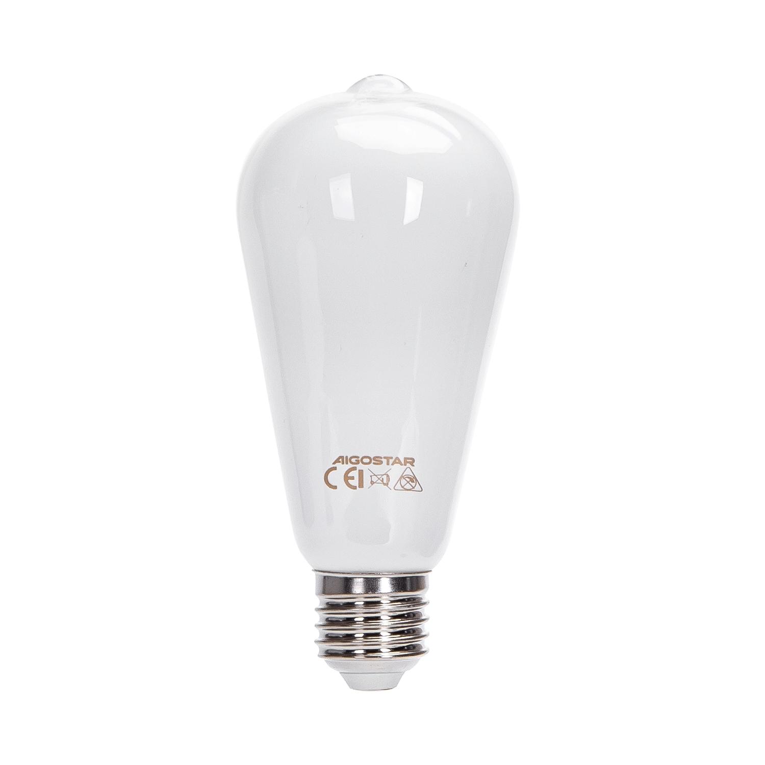 LED Filament Bulb (Milky White) ST64 E27 8W