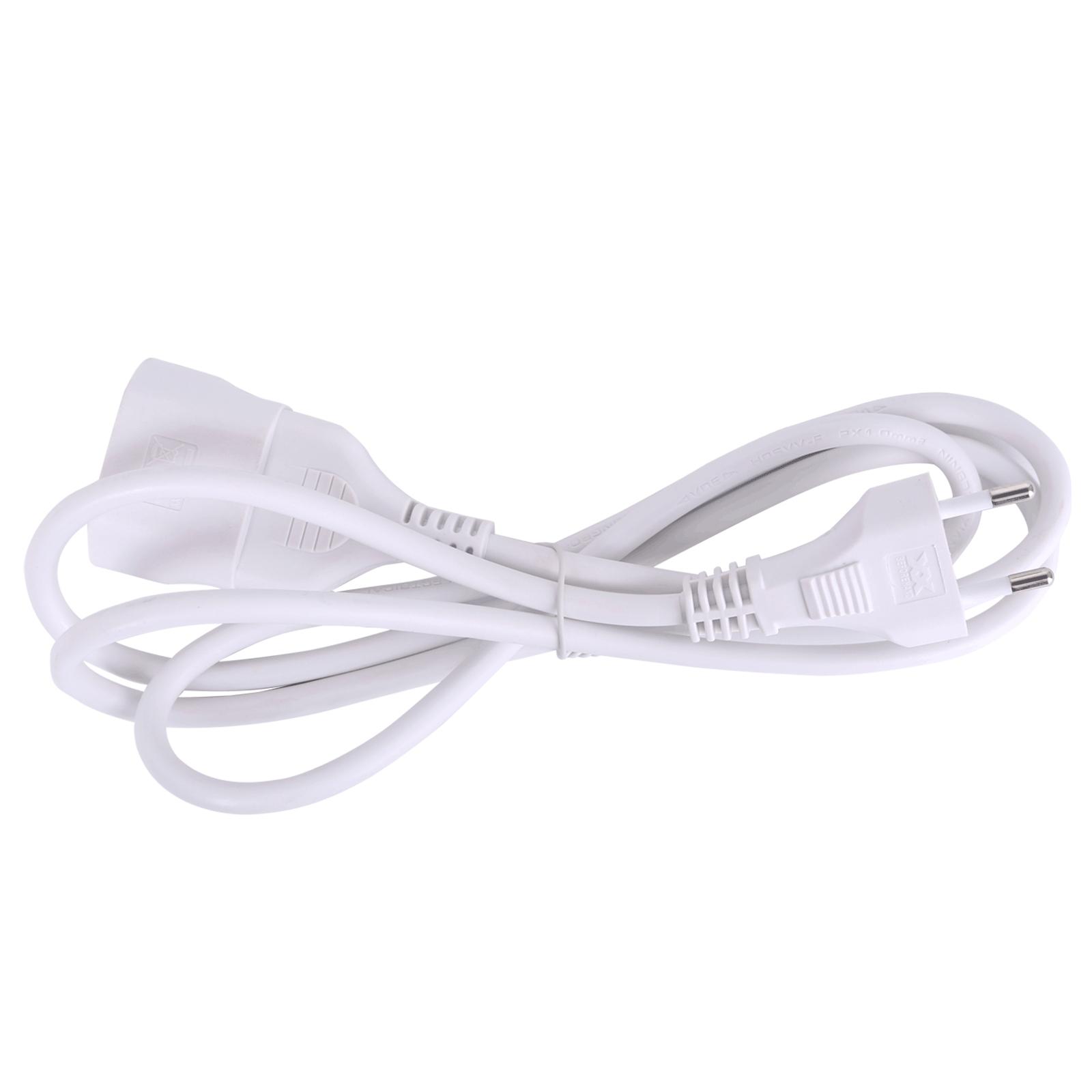 Extension Cords H05VV-F 2x1.0m㎡ 1.5m White