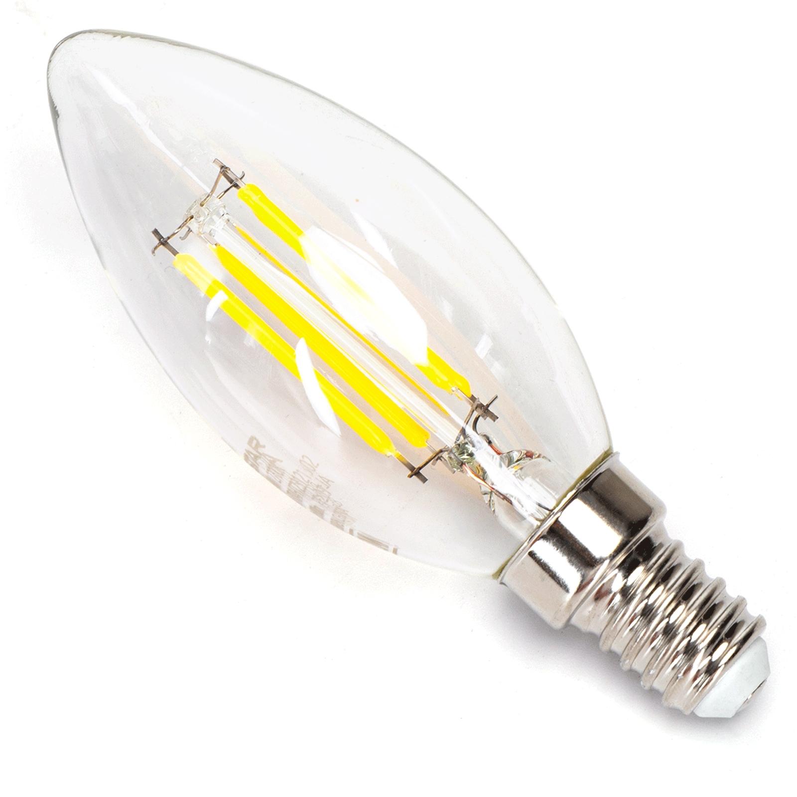 Żarówka LED Filament (Przezroczysta) C35 E14 8W