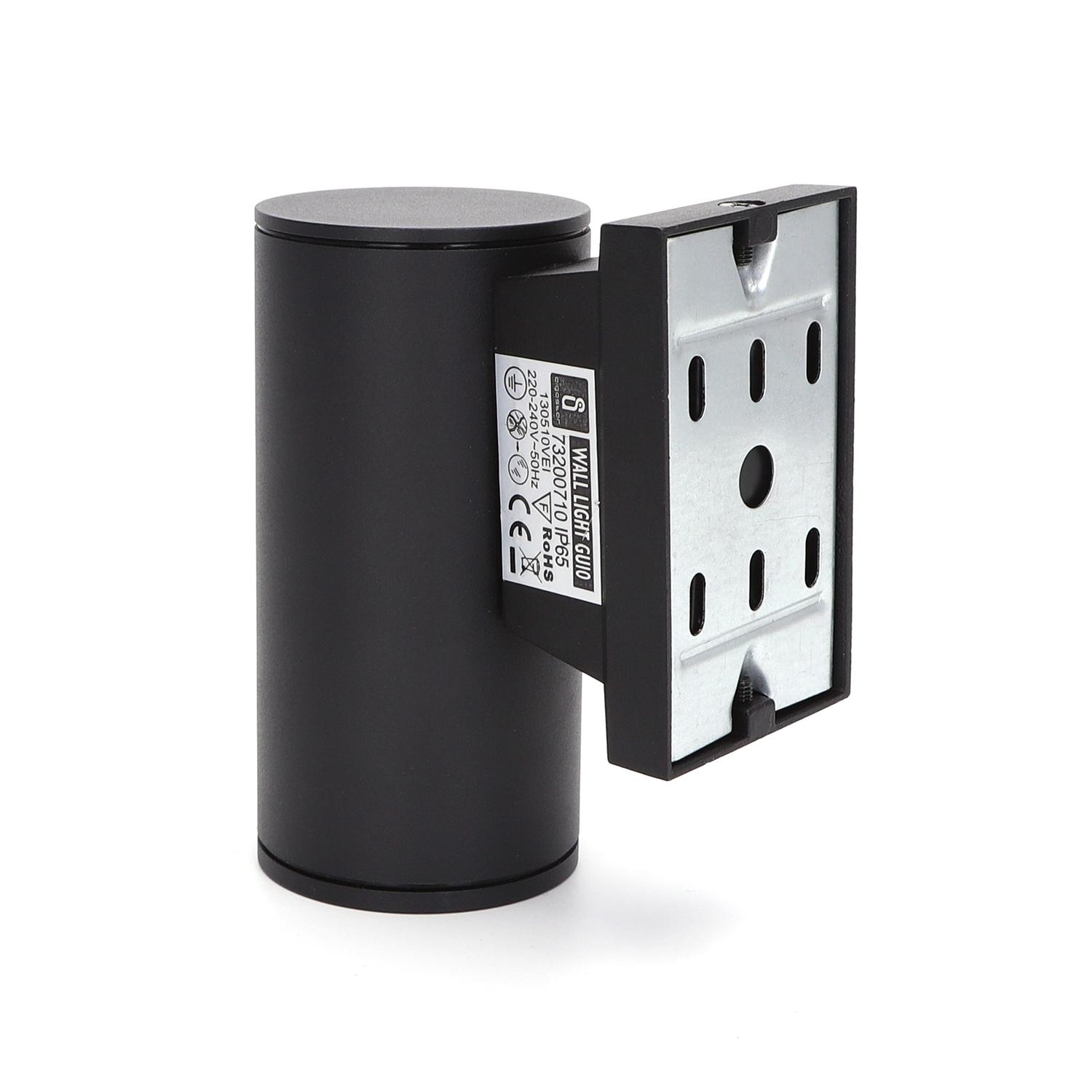 One-way Wall Light Black (Without Light Source) GU10