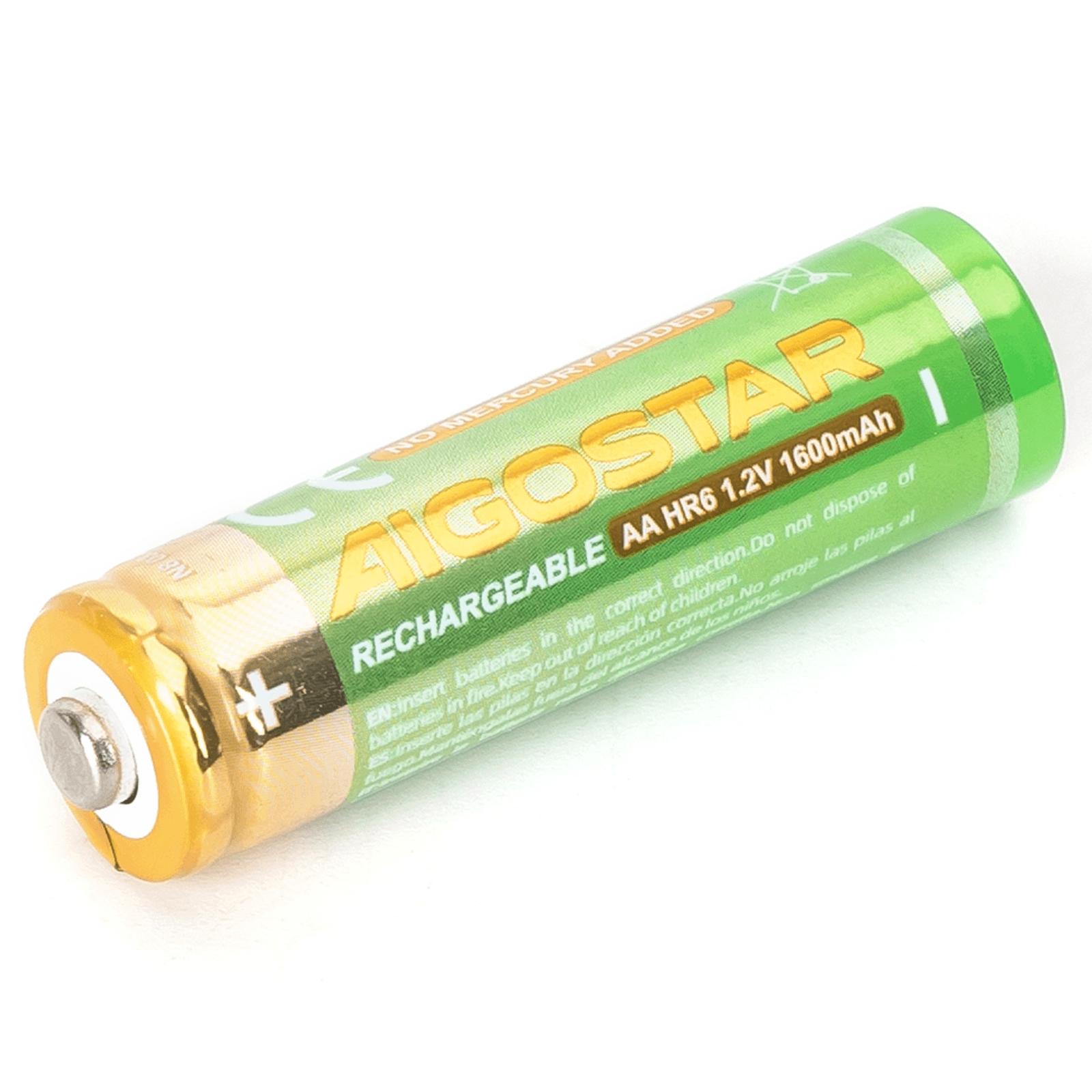 Rechargeable batteries AA 1600mAH 1.2V 2pcs