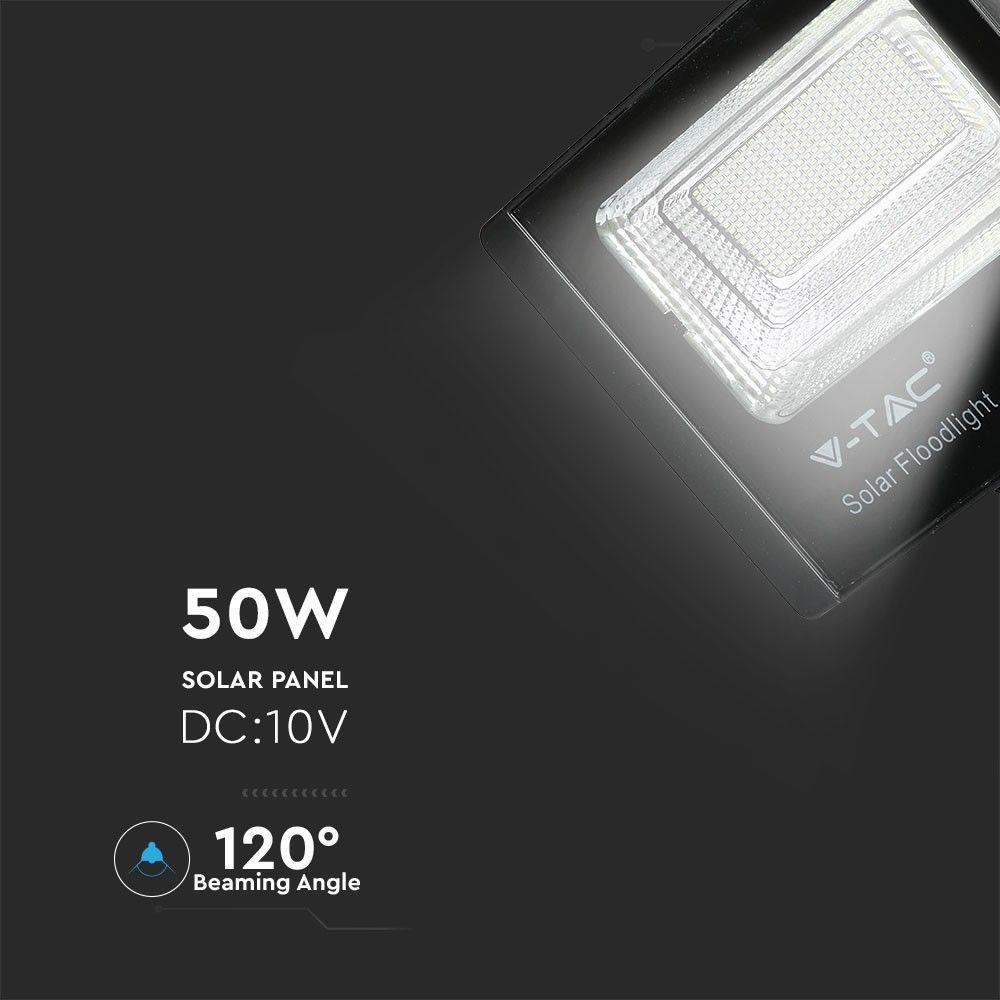 Naświetlacz solarny LED, Barwa:4000K, VTAC, SKU 8578