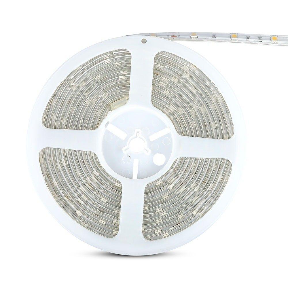 VT-5050-30 4.8W/M LED STRIP 3000K IP65 (5M/ROLL)(PRICE PER M)