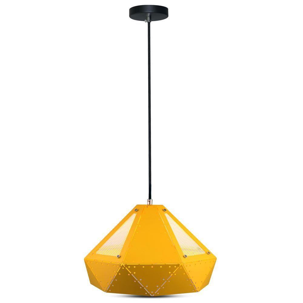 Lampa Wisząca, Żółty, Średnica: 180, VTAC, SKU 3947