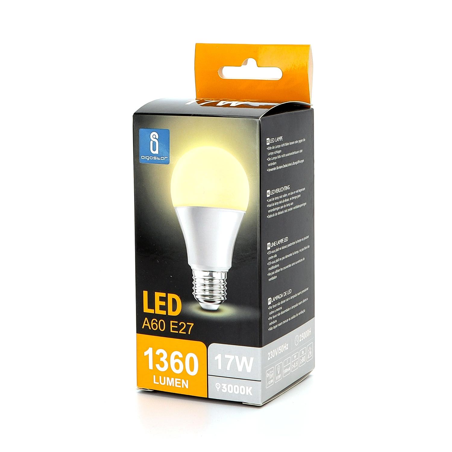 LED A60 E27 17W(17W,E27,3000K)