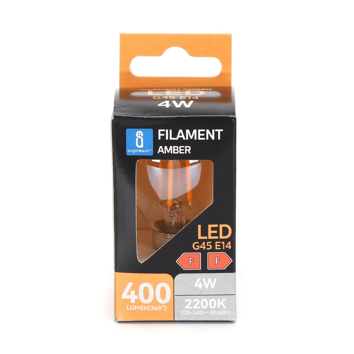 LED filament lamp G45