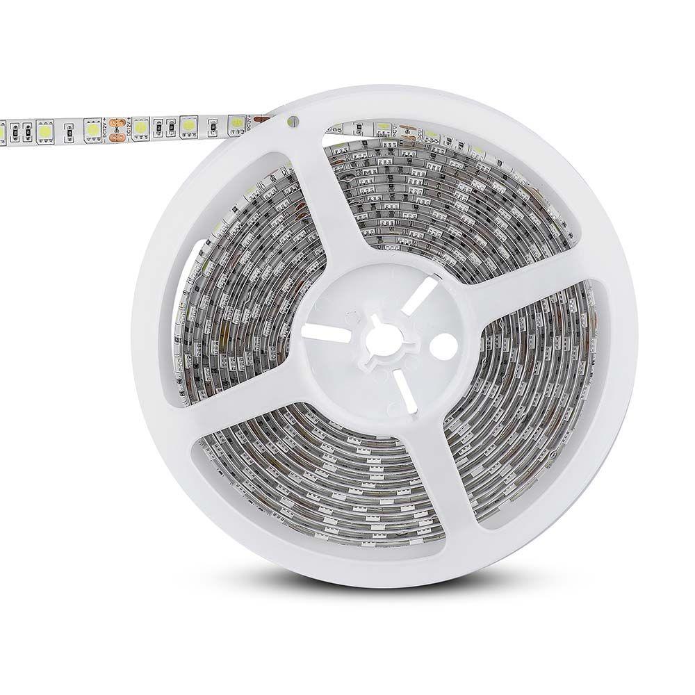 7W Taśma LED, Barwa: RGB, IP65 , Rolka:5m, VTAC, SKU 212155