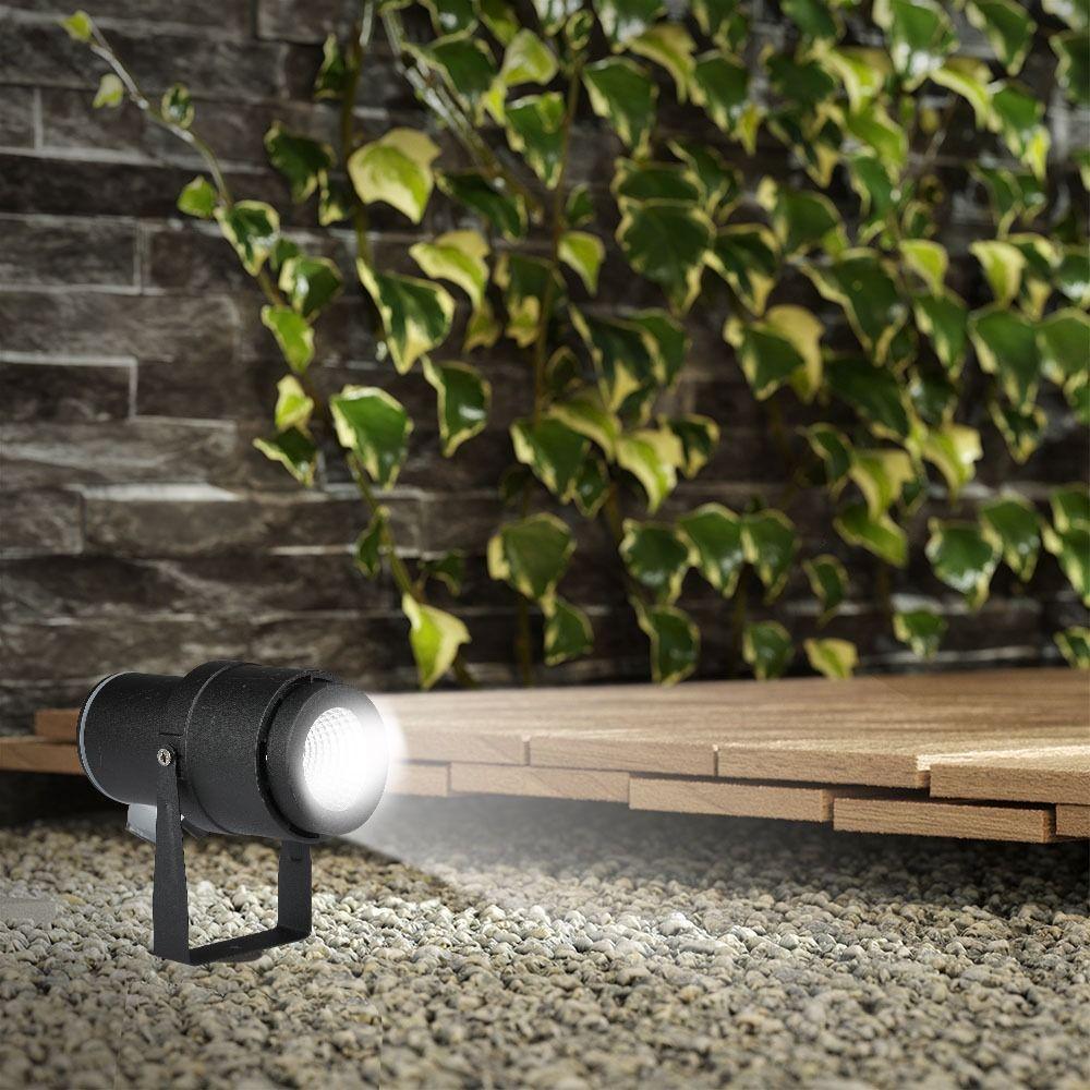 VT-857 12W LED GARDEN LAMP GREEN BLACK BODY