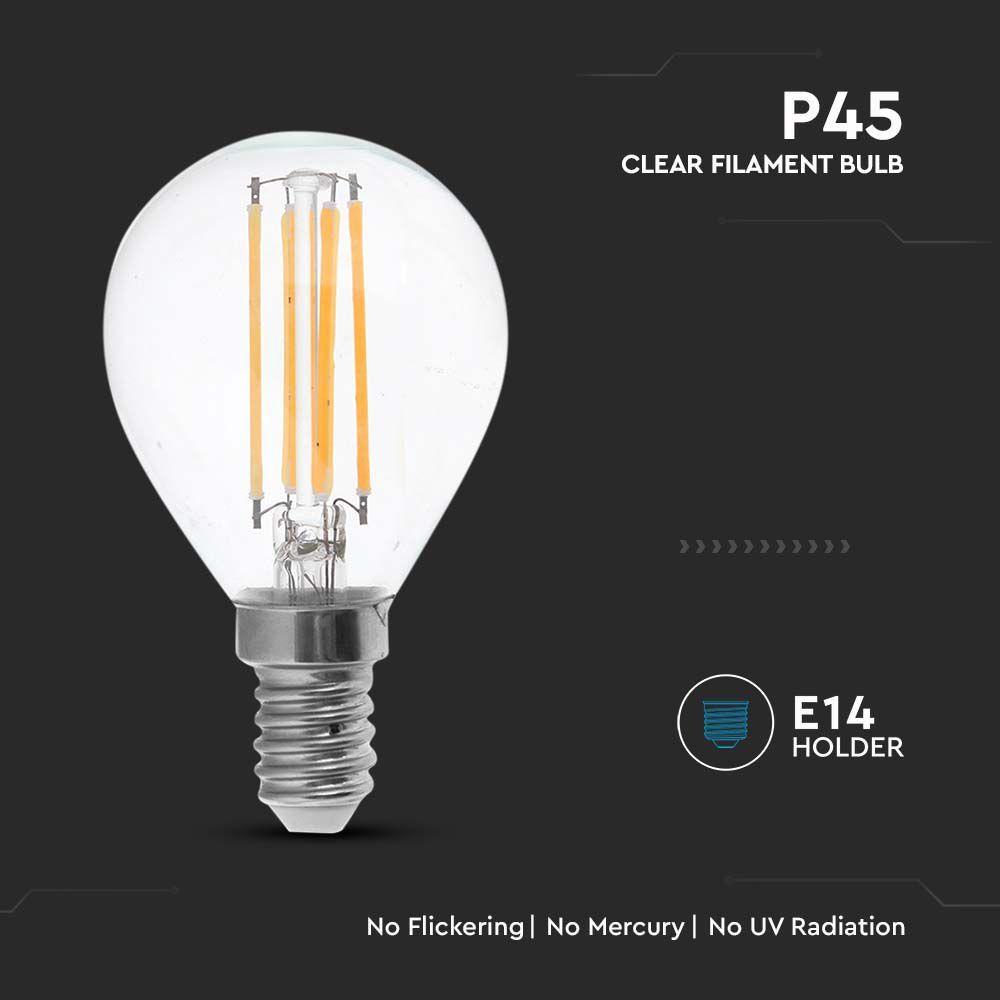 VT-1996 4W P45 LED FILAMENT BULB 3000K E14