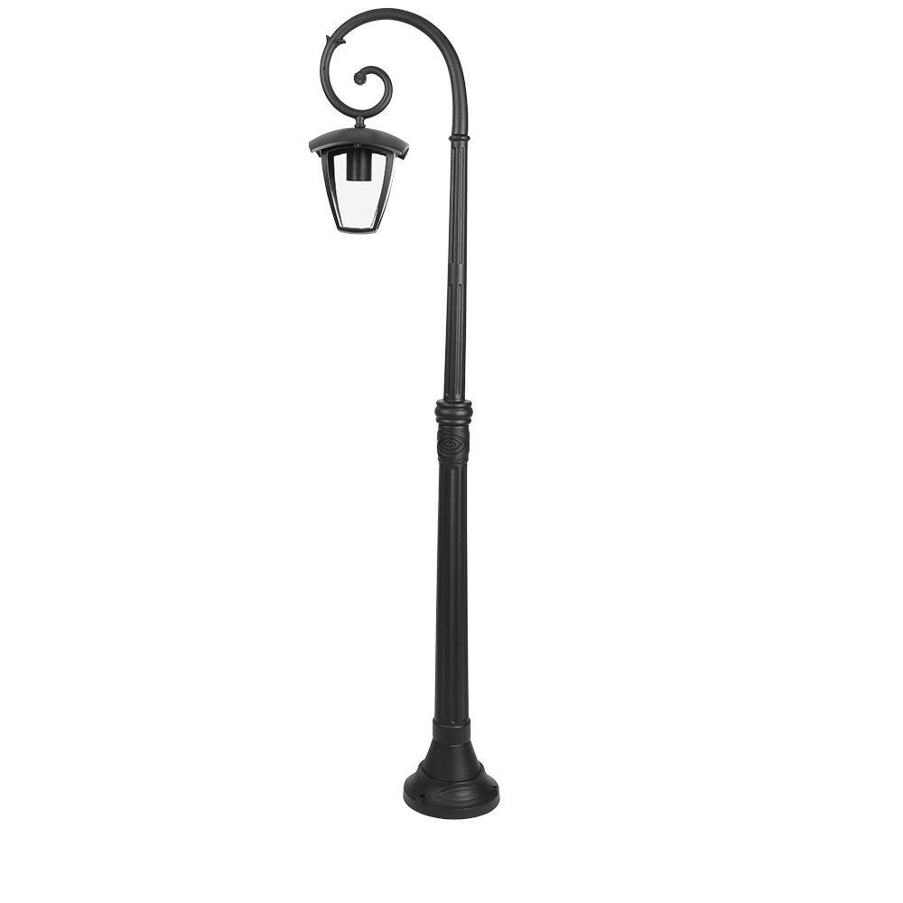 VT-737 E27 POLE LAMP-BLACK (1 HEAD)