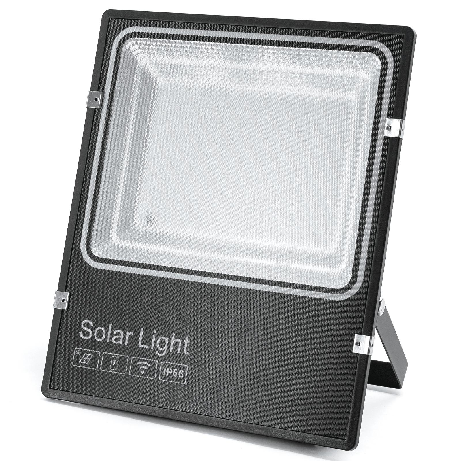 LED FLOOD LIGHT WITH SOLAR PANEL /08 Series/ 5M LINE/200W /RGB