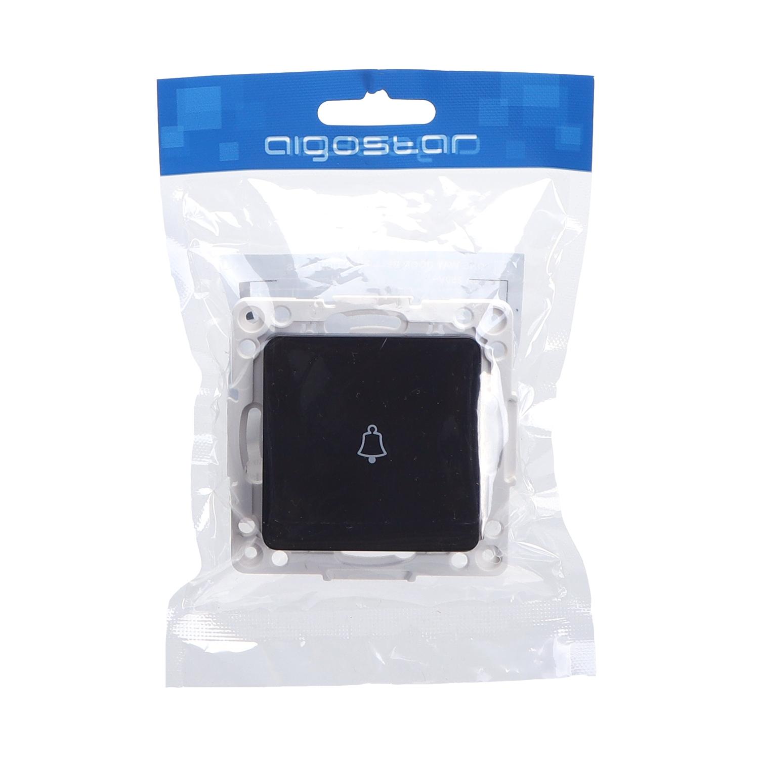 French Doorbell Switch Function Keys Black