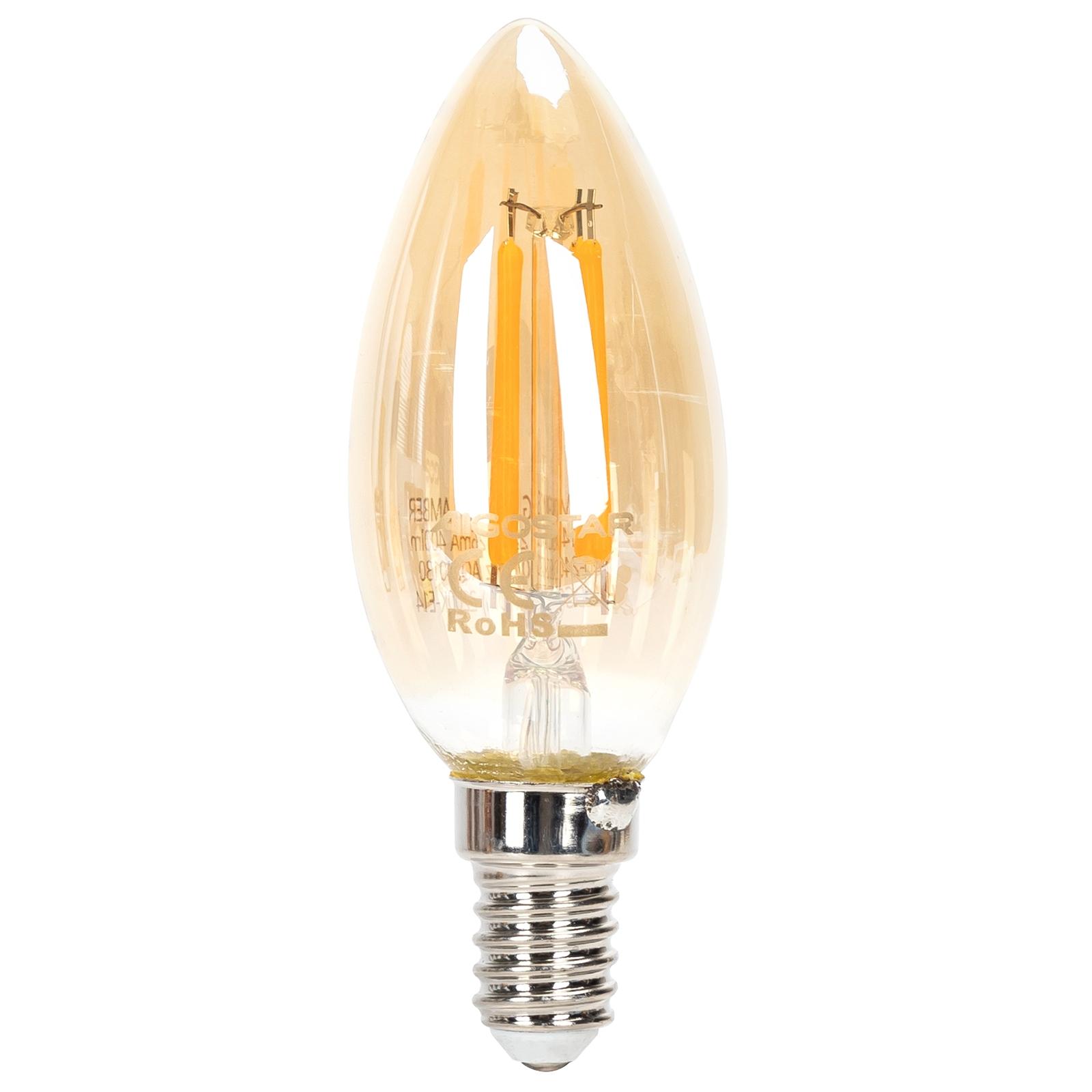 LED dimming filament C35 E14 4W 2200K