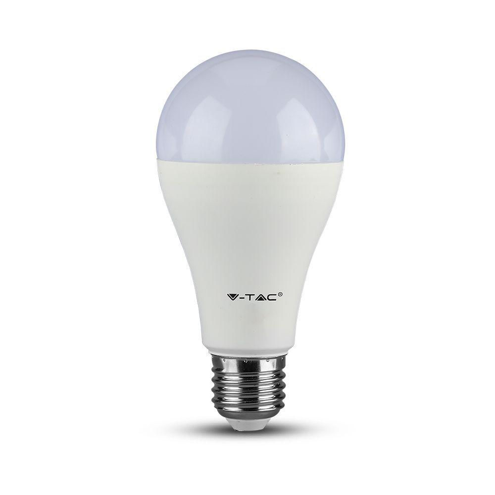 VT-1900 8.5W A60 LED PLASTIC BULB 4000K E27 3PCS/PACK