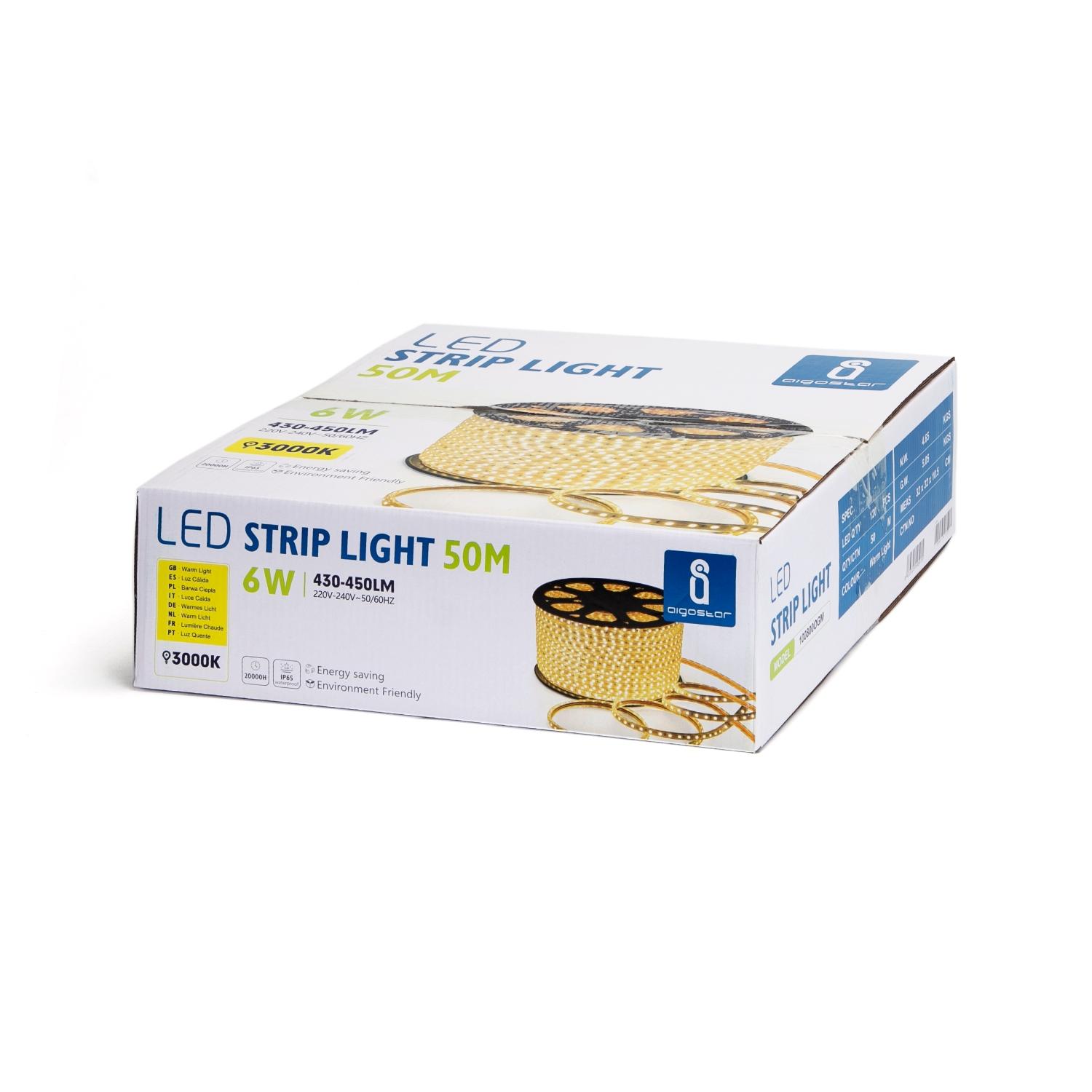 Integrated circuit LED strip light 5050 Warm Light