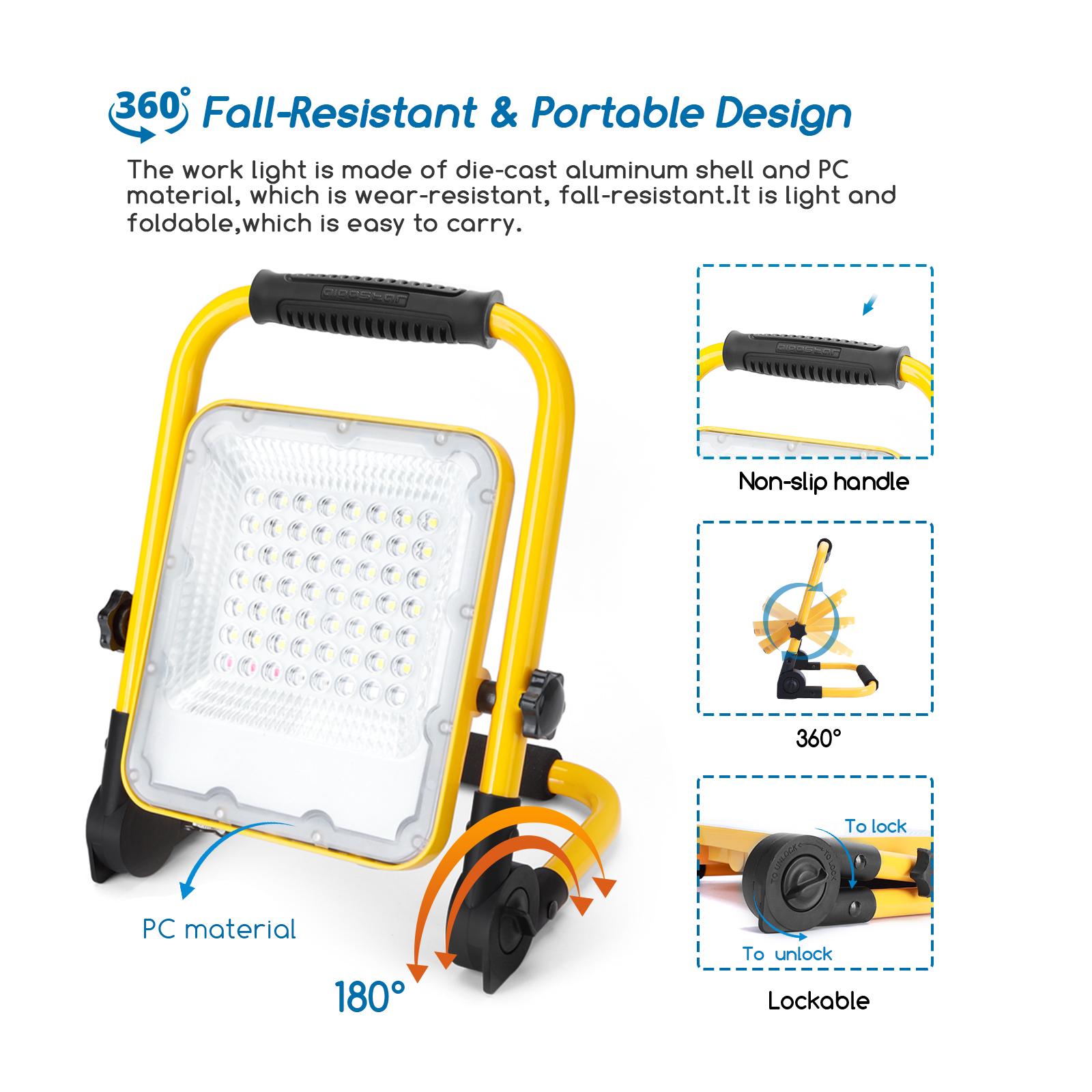 LED Rechargeable Floodlight 30W