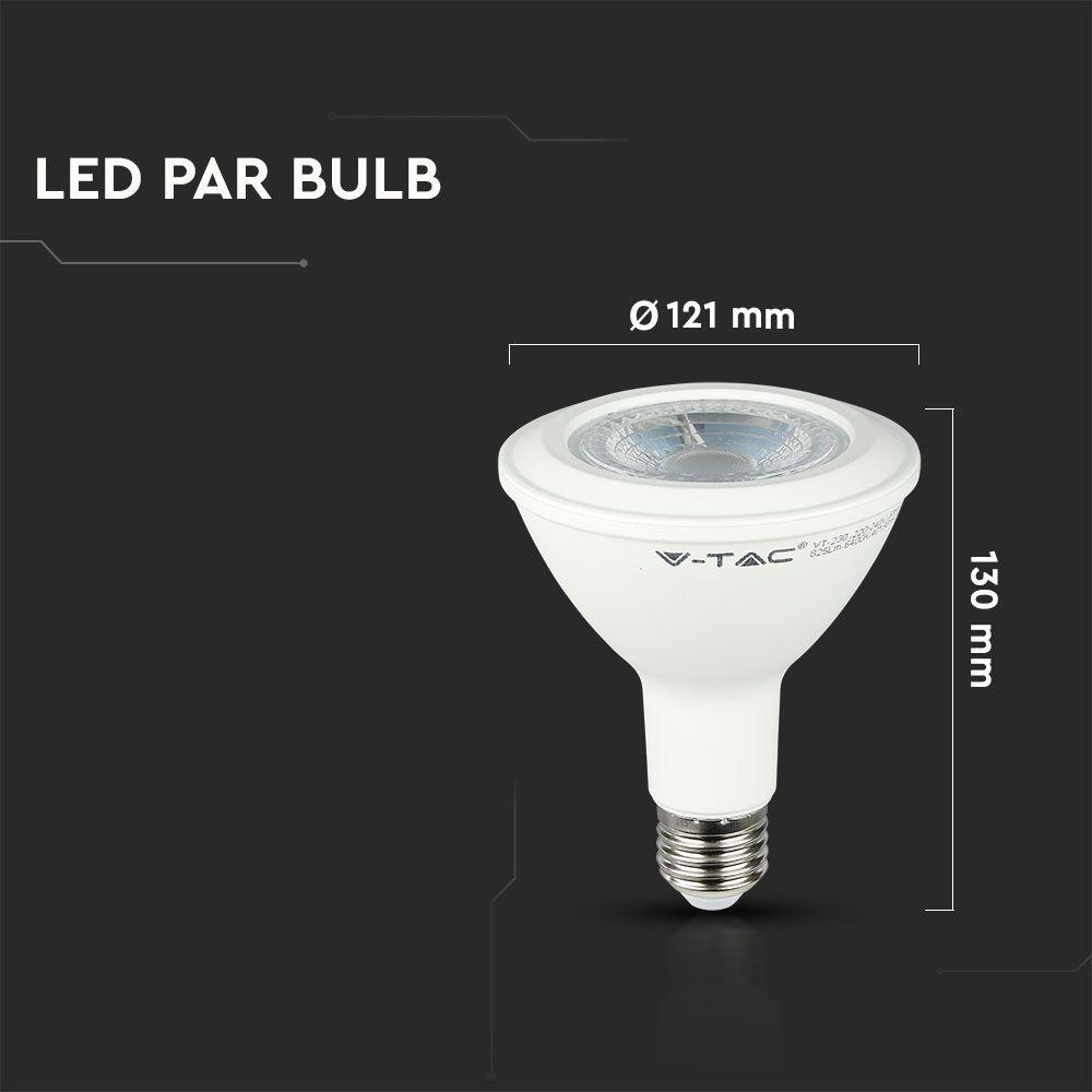 VT-238 12.8W LED PAR38 BULB SAMSUNG CHIP 4000K E27