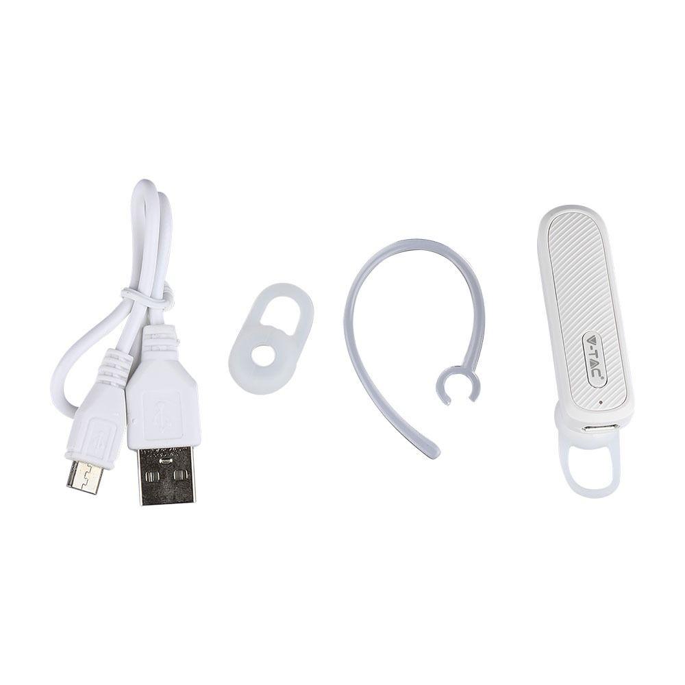 VT-6700 BLUETOOTH HEADSET-70mah BATTERY-WHITE