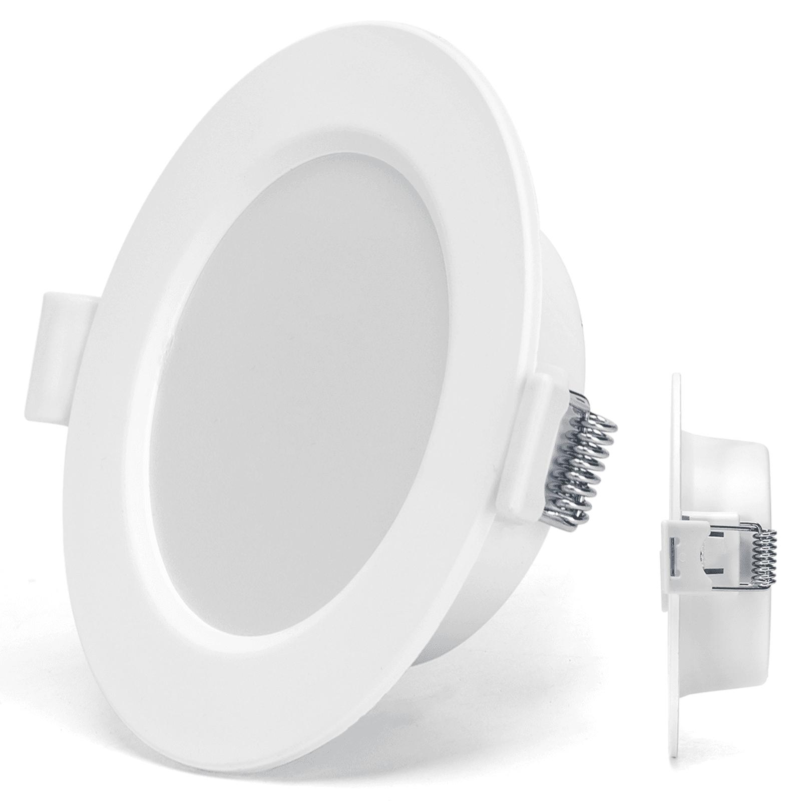 E6 LED  Flush-mounted Round Downlight 4W Yellow Light