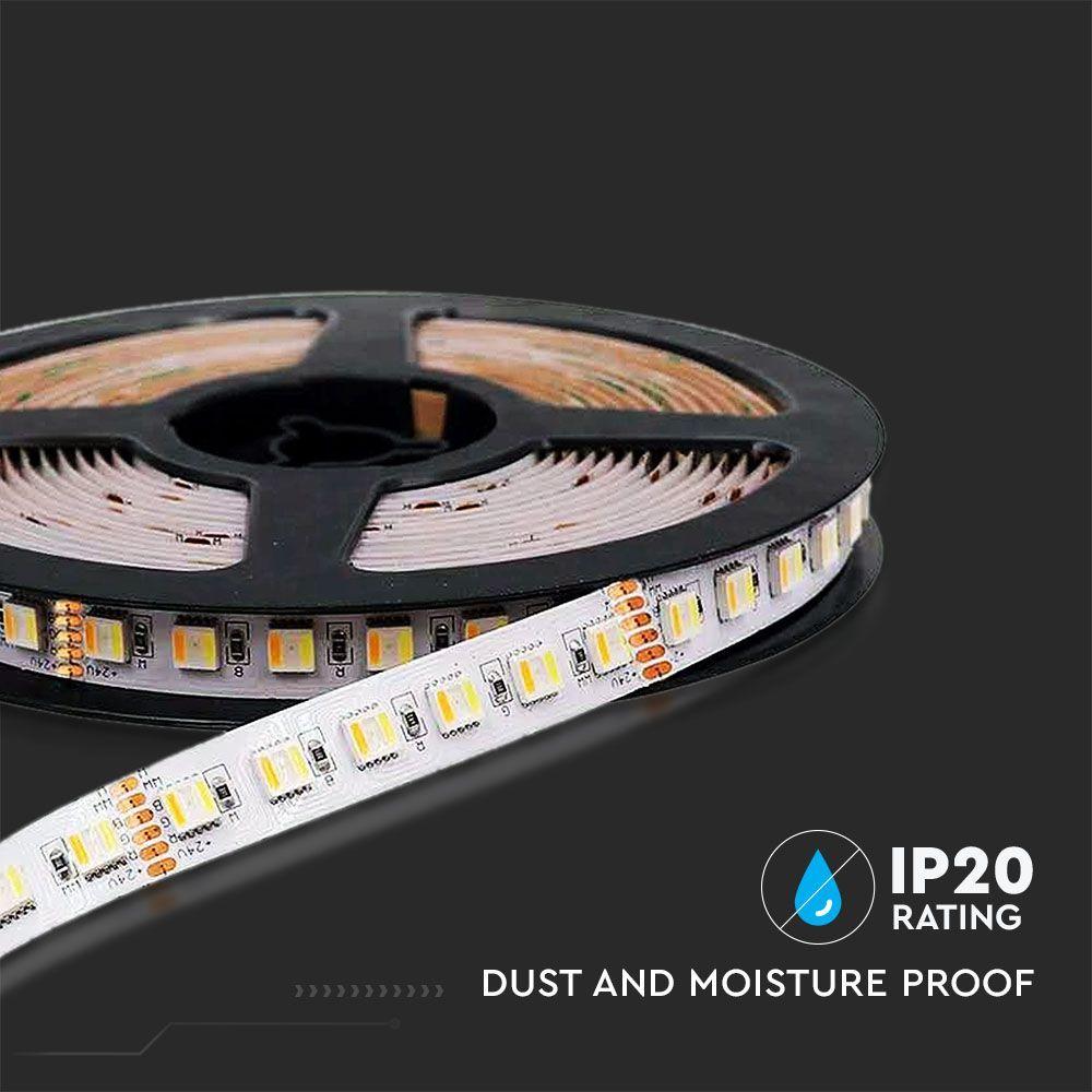 VT-5050 60 24W/M LED STRIP LIGHT CCT 3IN1+RGB IP20 24V