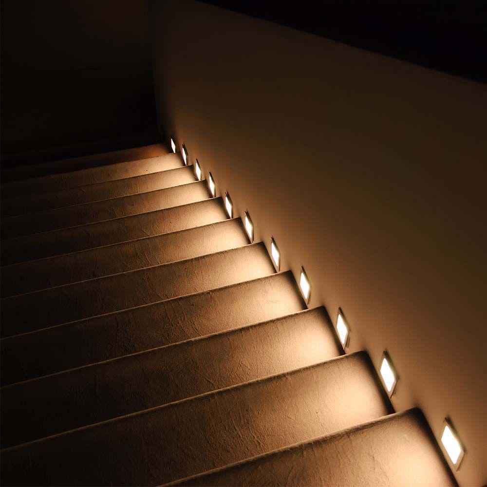 VT-1129 5W LED STEP LIGHT 3000K WHITE BODY