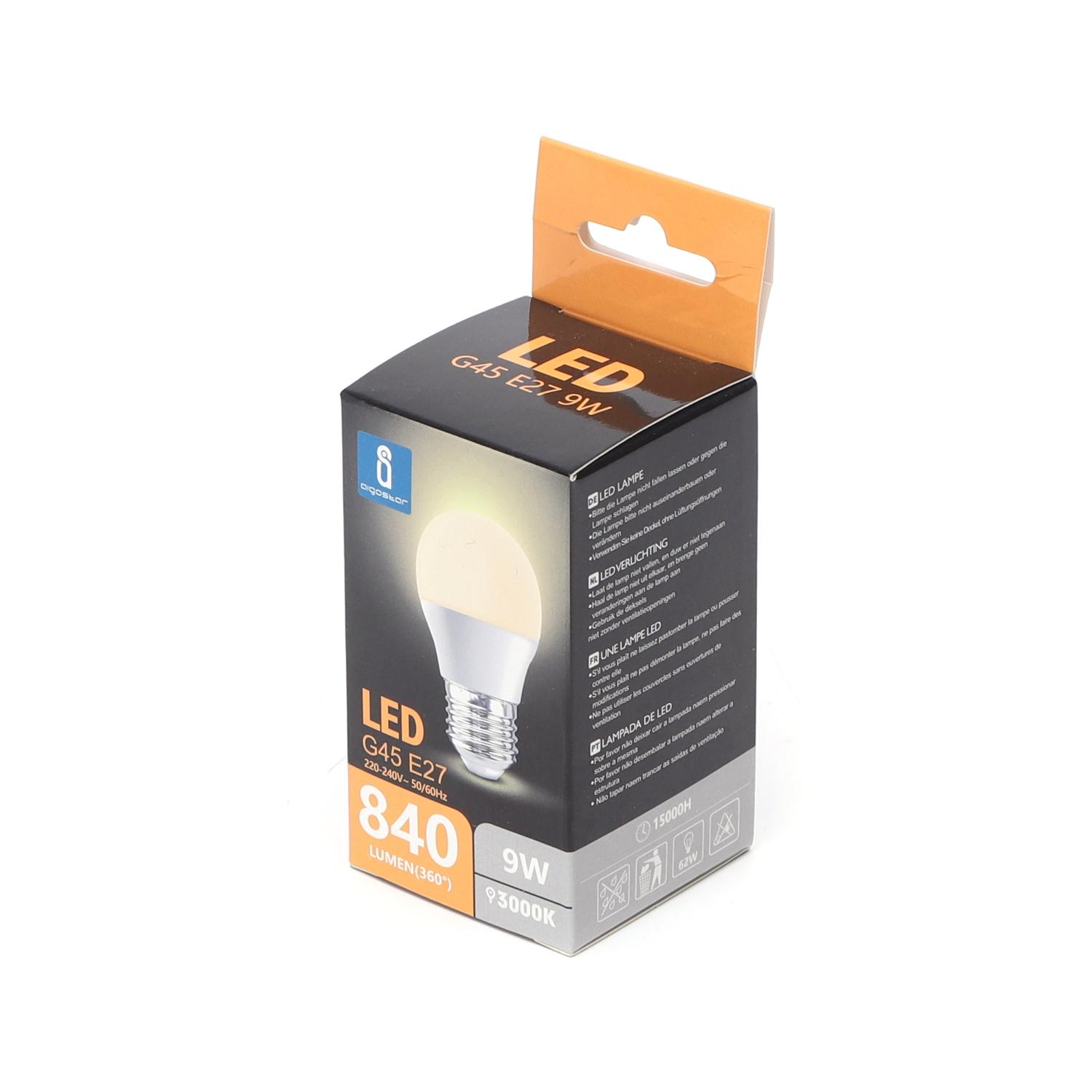 LED E27 G45 9W